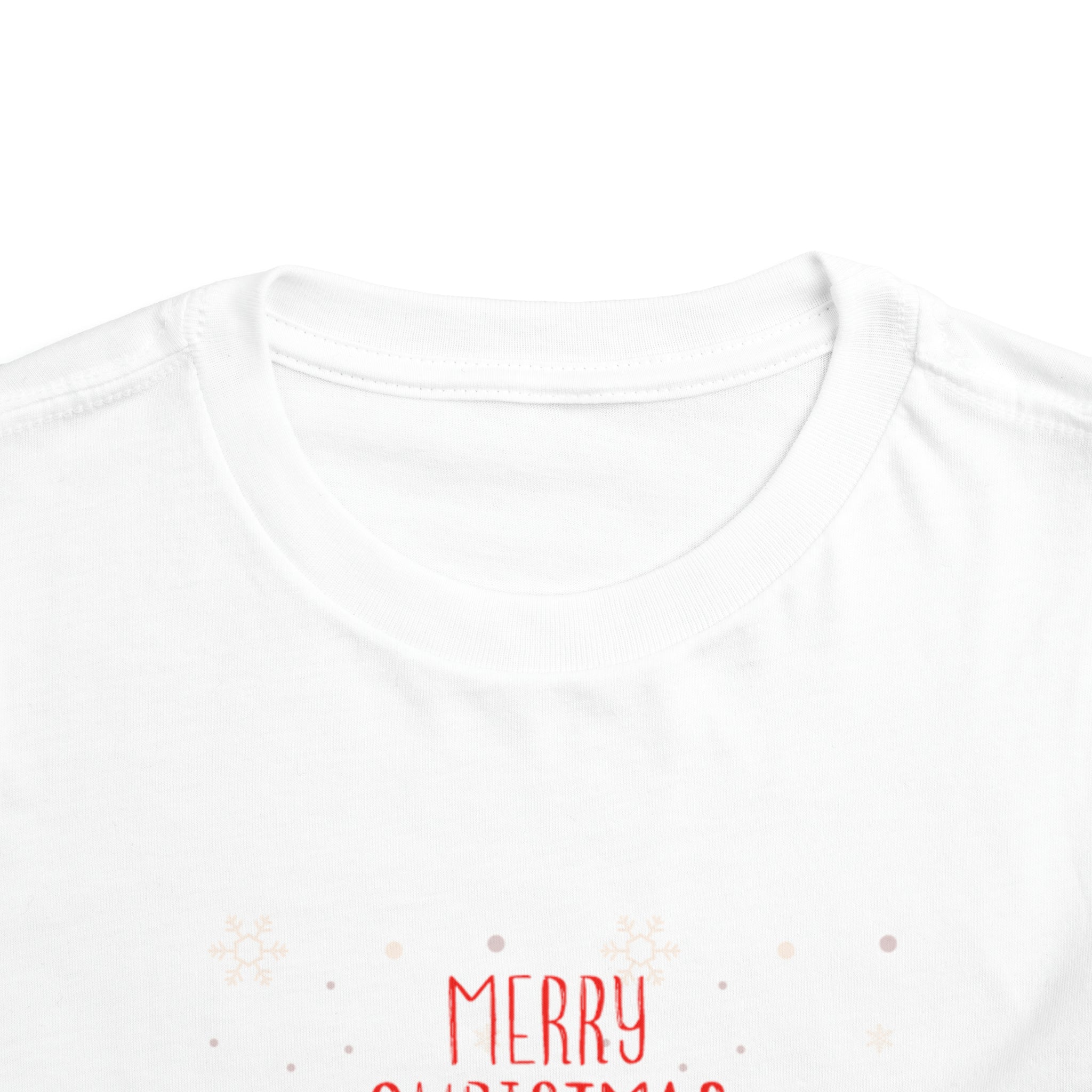 Merry Xmas Crew Toddler Short Sleeve Tee