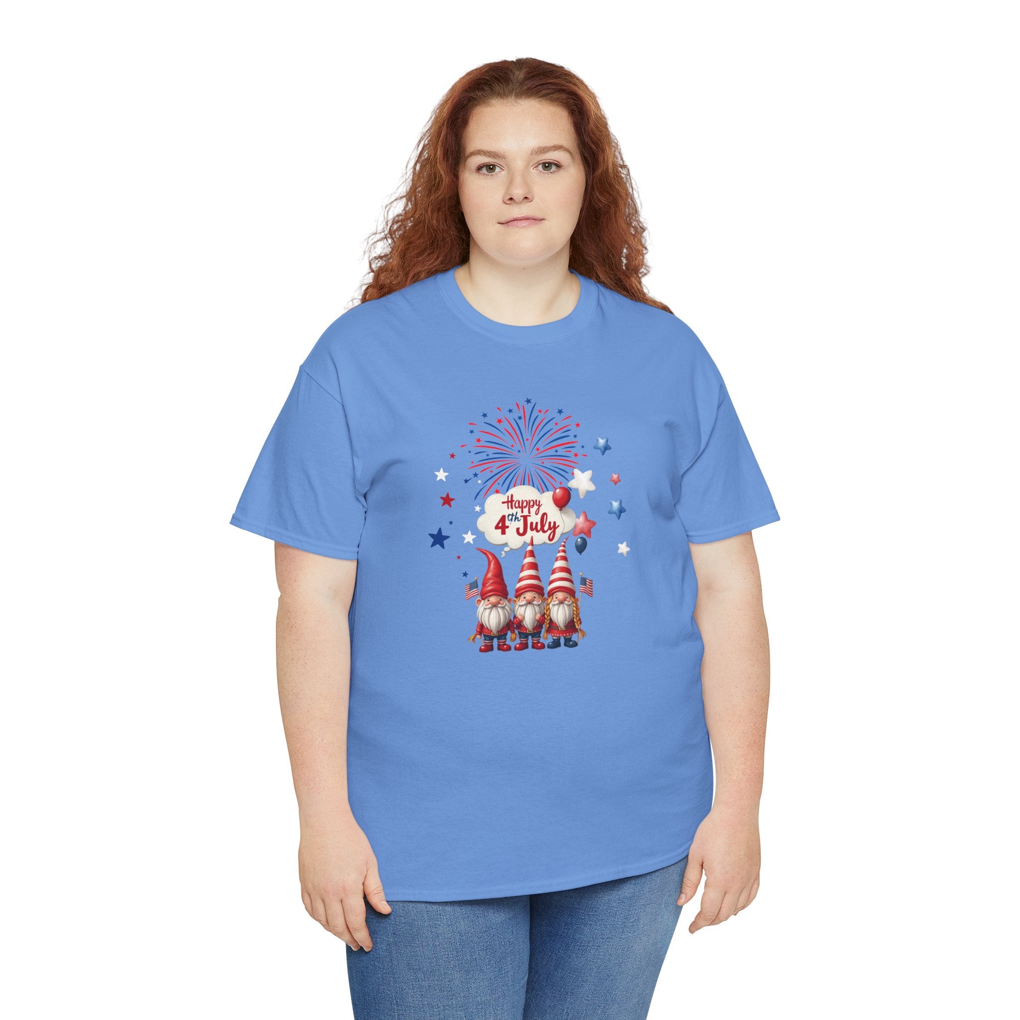 Gnome 4th of July Unisex Heavy Common Tee