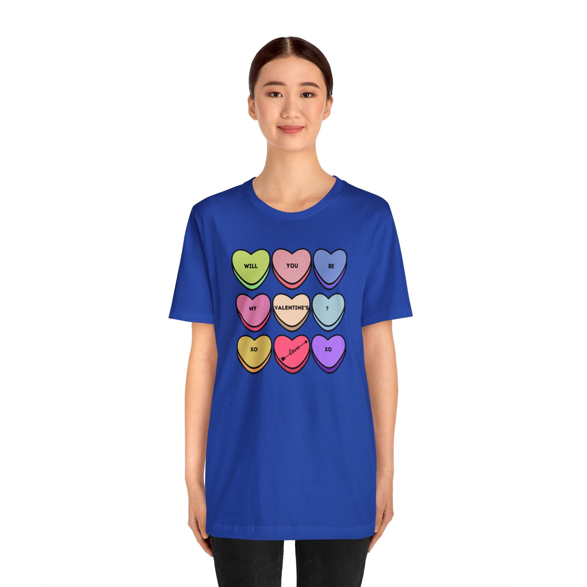 Will You Be My Valentine? Unisex Jersey Short Sleeve Tee