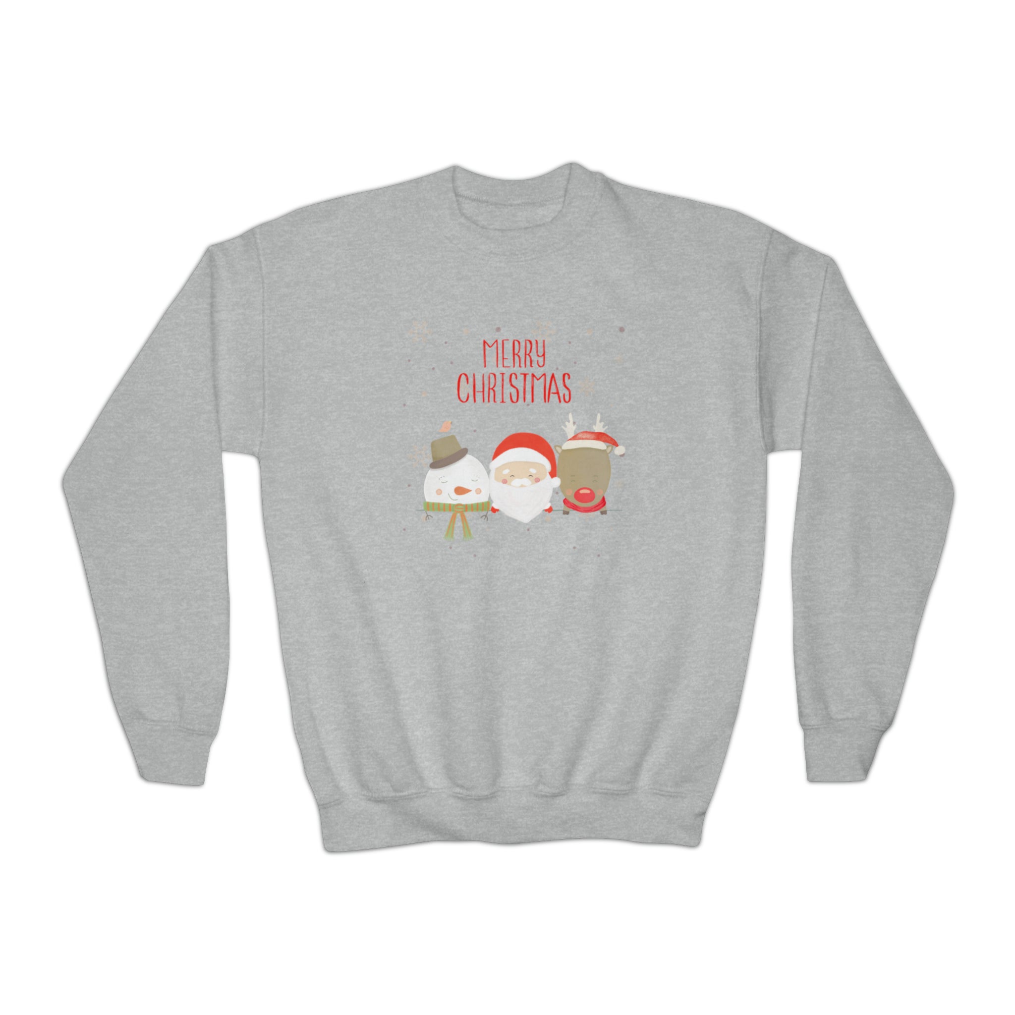 Merry Xmas Crew Youth Crewneck Sweatshirt