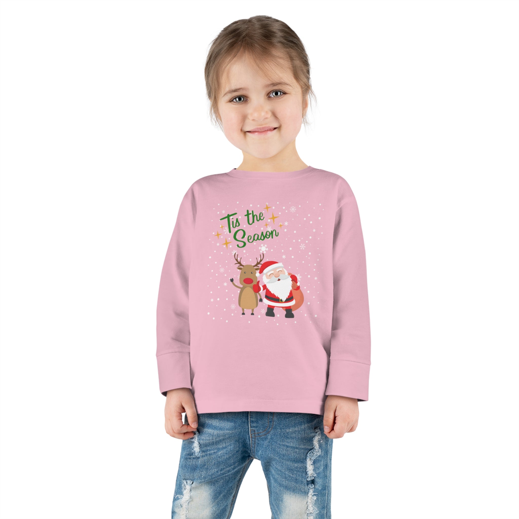 Tis The Season Toddler Long Sleeve Tee