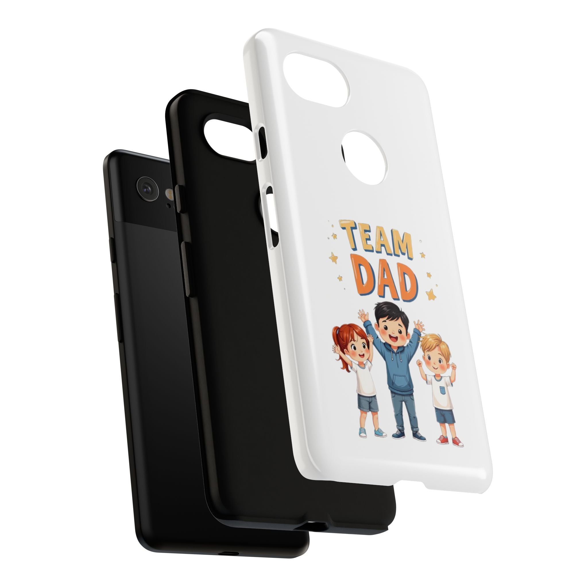 Team Dad Phone Case, Fun Gift for Fathers, Durable Phone Protector, Cute Dad Team Merchandise, Father's Day Special