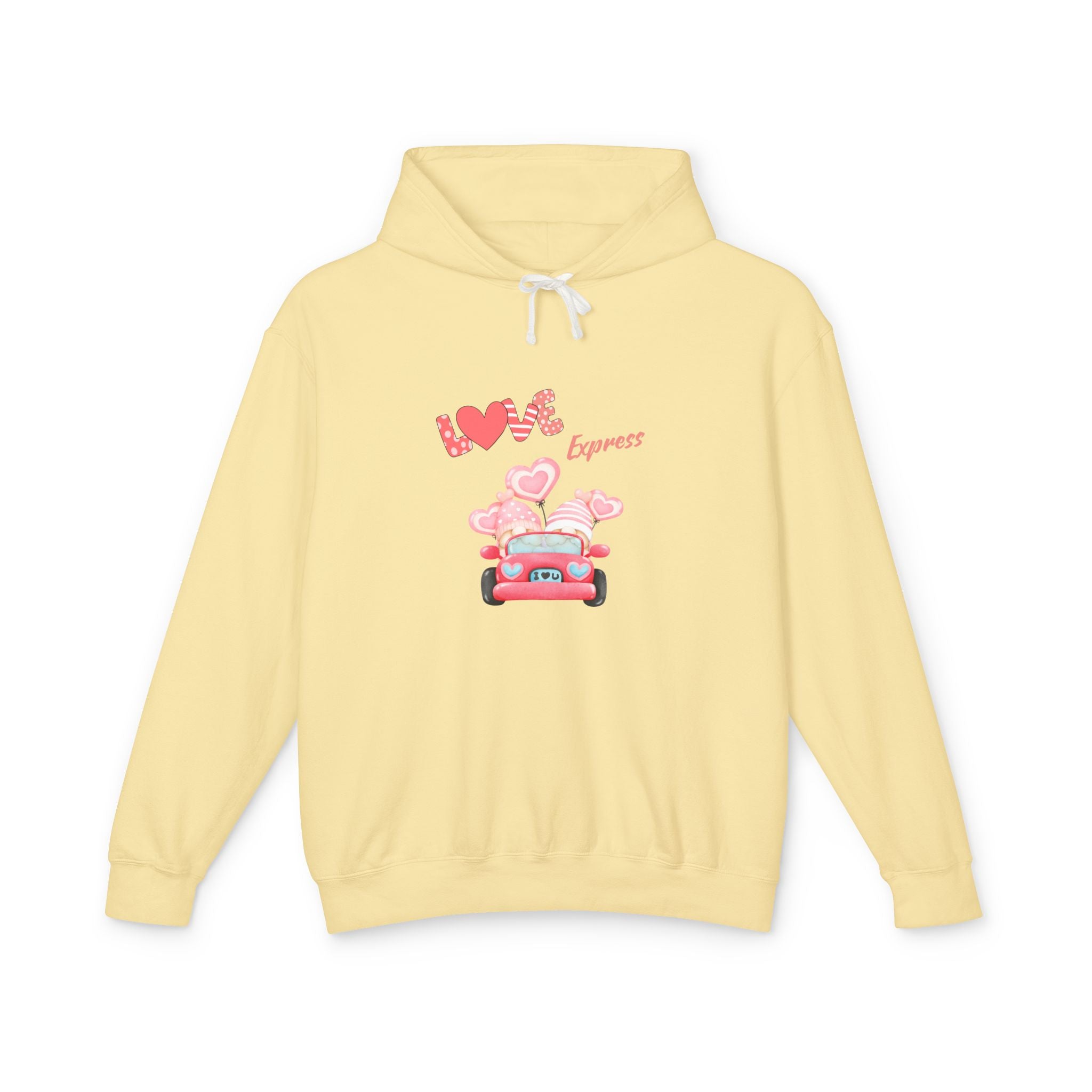 Love Express Unisex Lightweight Hooded Sweatshirt