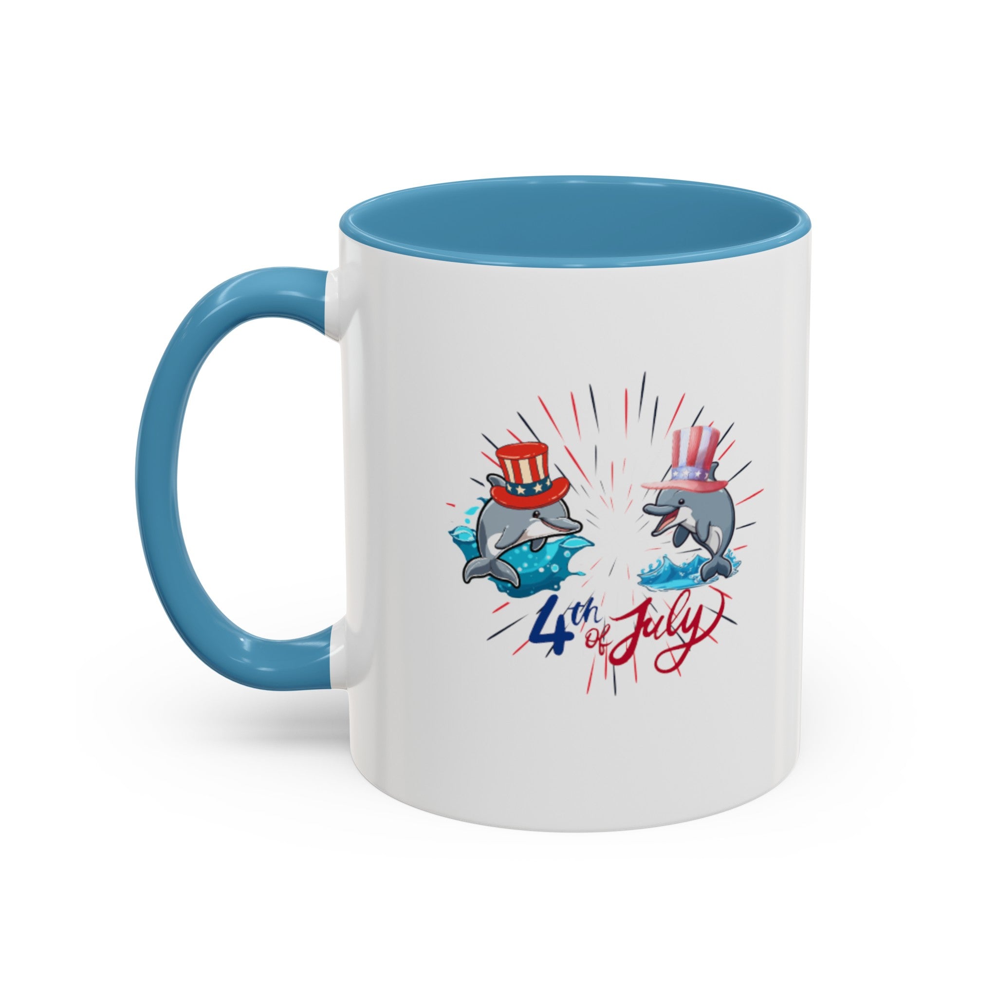 Splash 4th Of July Accent Coffee Mug (11, 15oz)