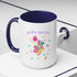 Little Miss April Fool's  Day Accent Coffee Mug - Fun & Whimsical 11oz/15oz