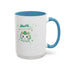 Kiss Me I'm Irish Cat  Accent Mug