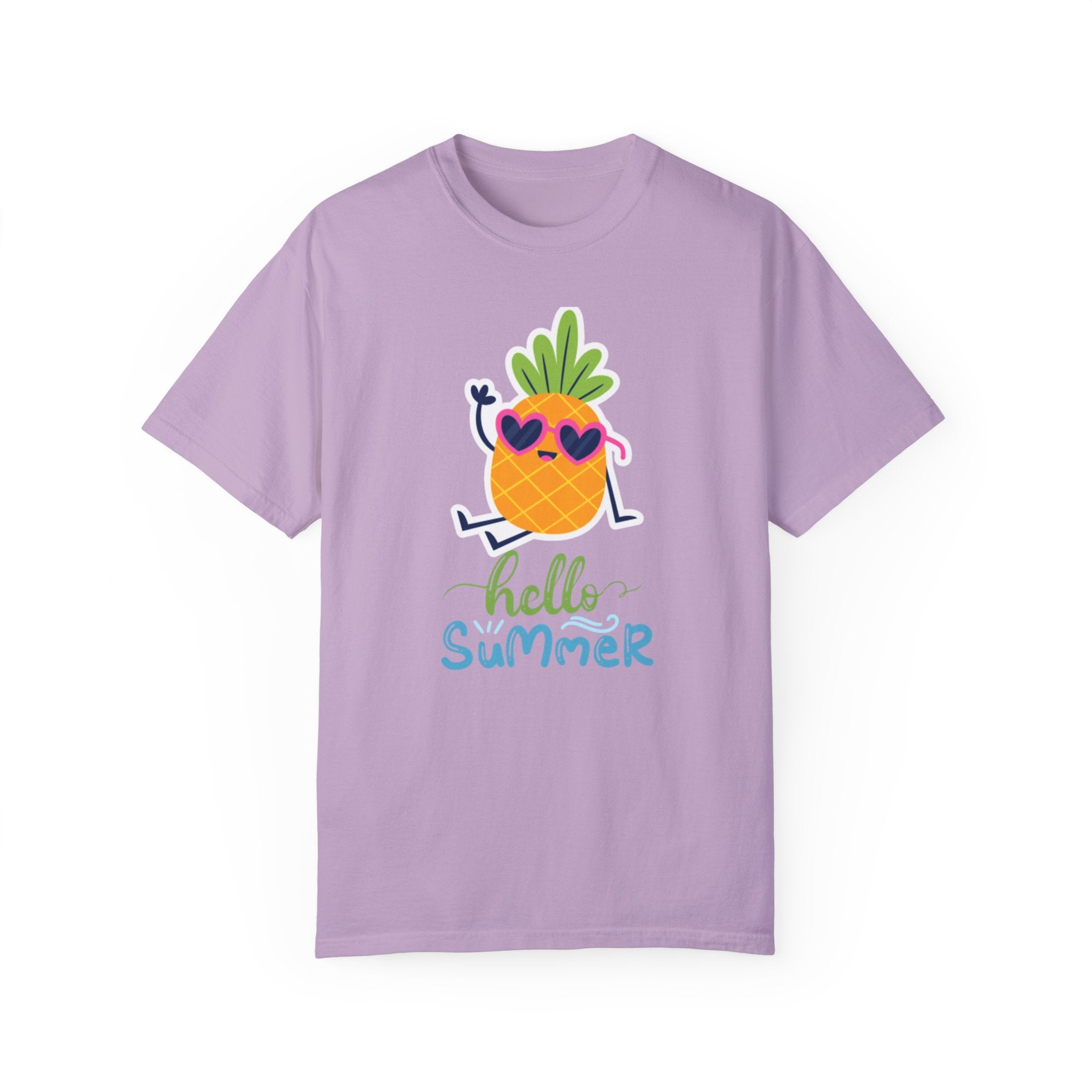 Hello Summer Fun Unisex Garment-Dyed T-shirt