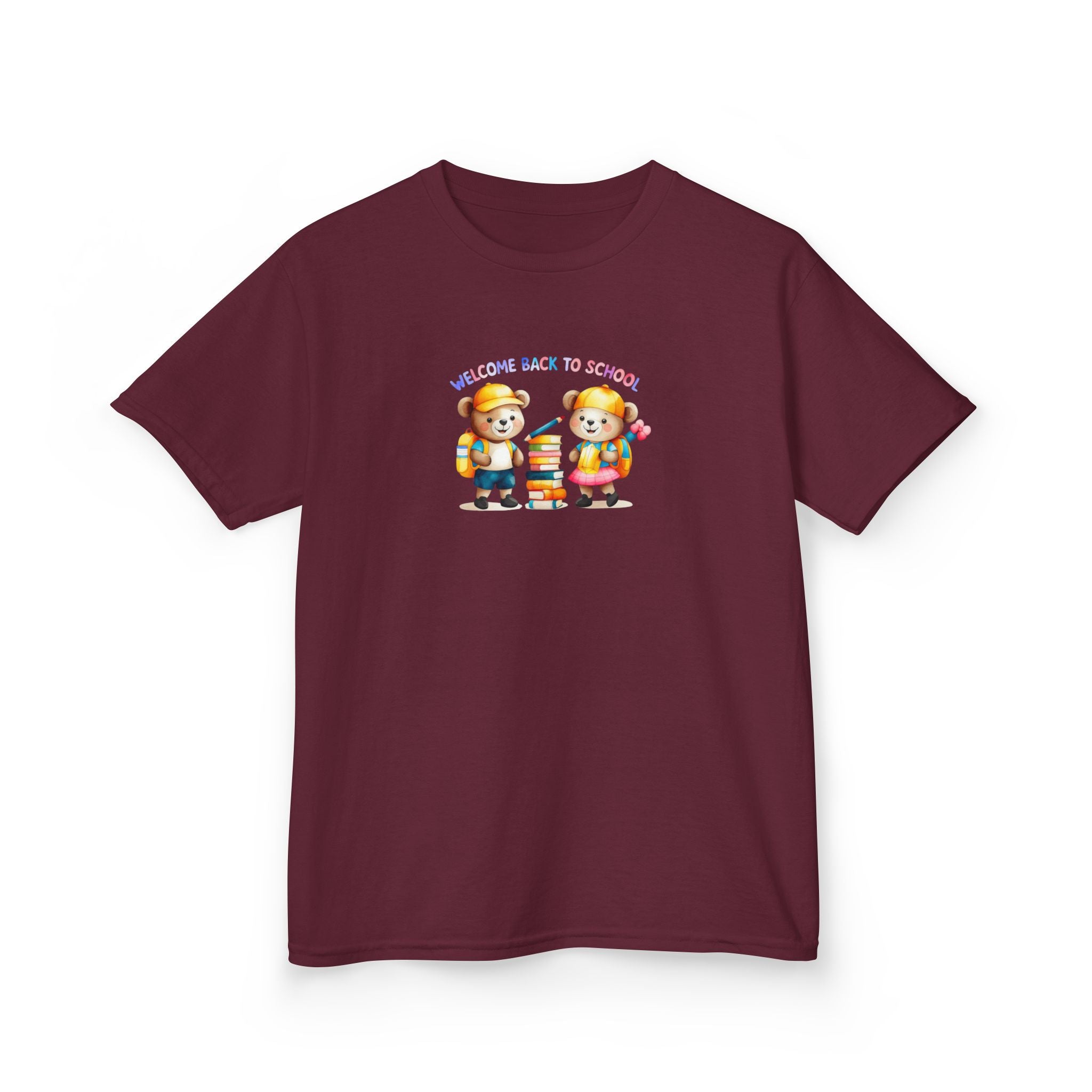 Welcome Back to School Kids Heavy Cotton Tee
