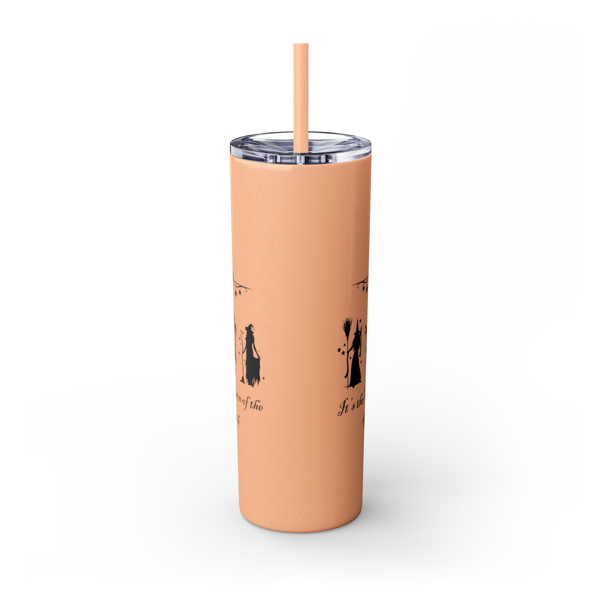 It's The Season of the Witch Skinny Tumbler with Straw, 20oz