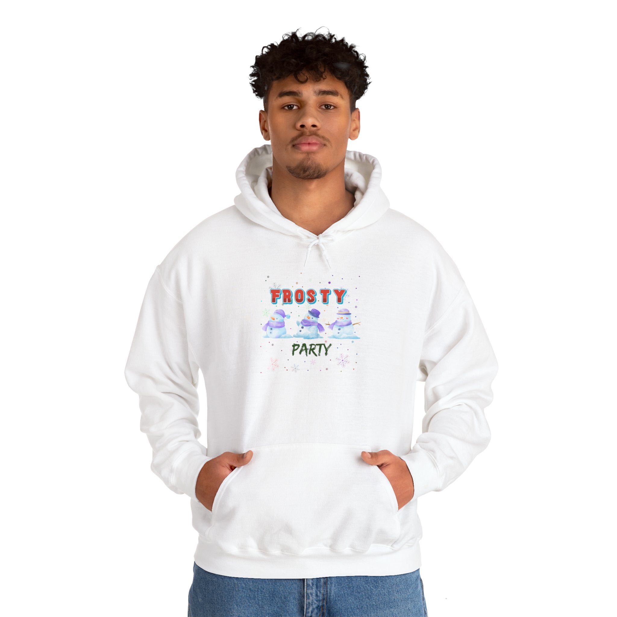 Frosty Party Unisex Heavy Blend™ Hooded Sweatshirt