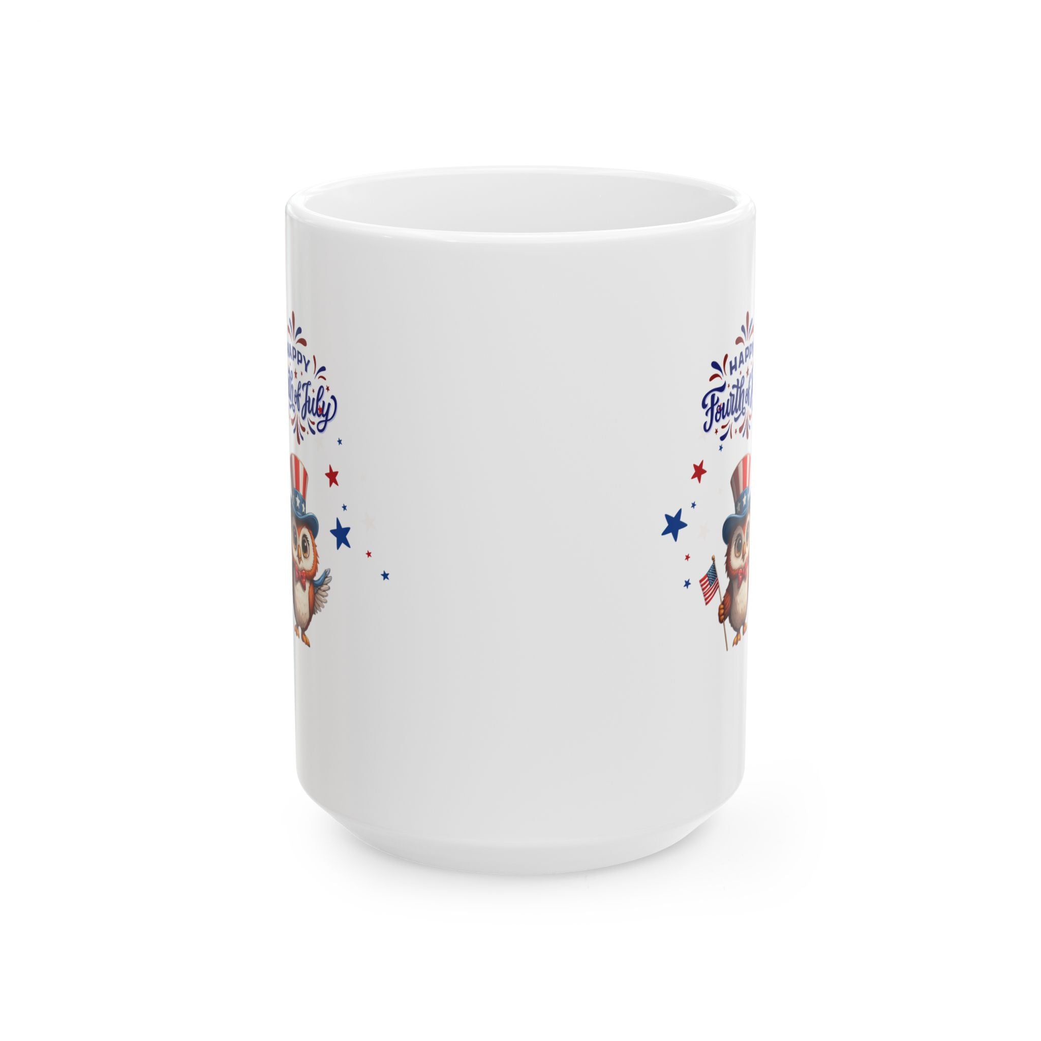 American Eagle Happy 4th of July Mug