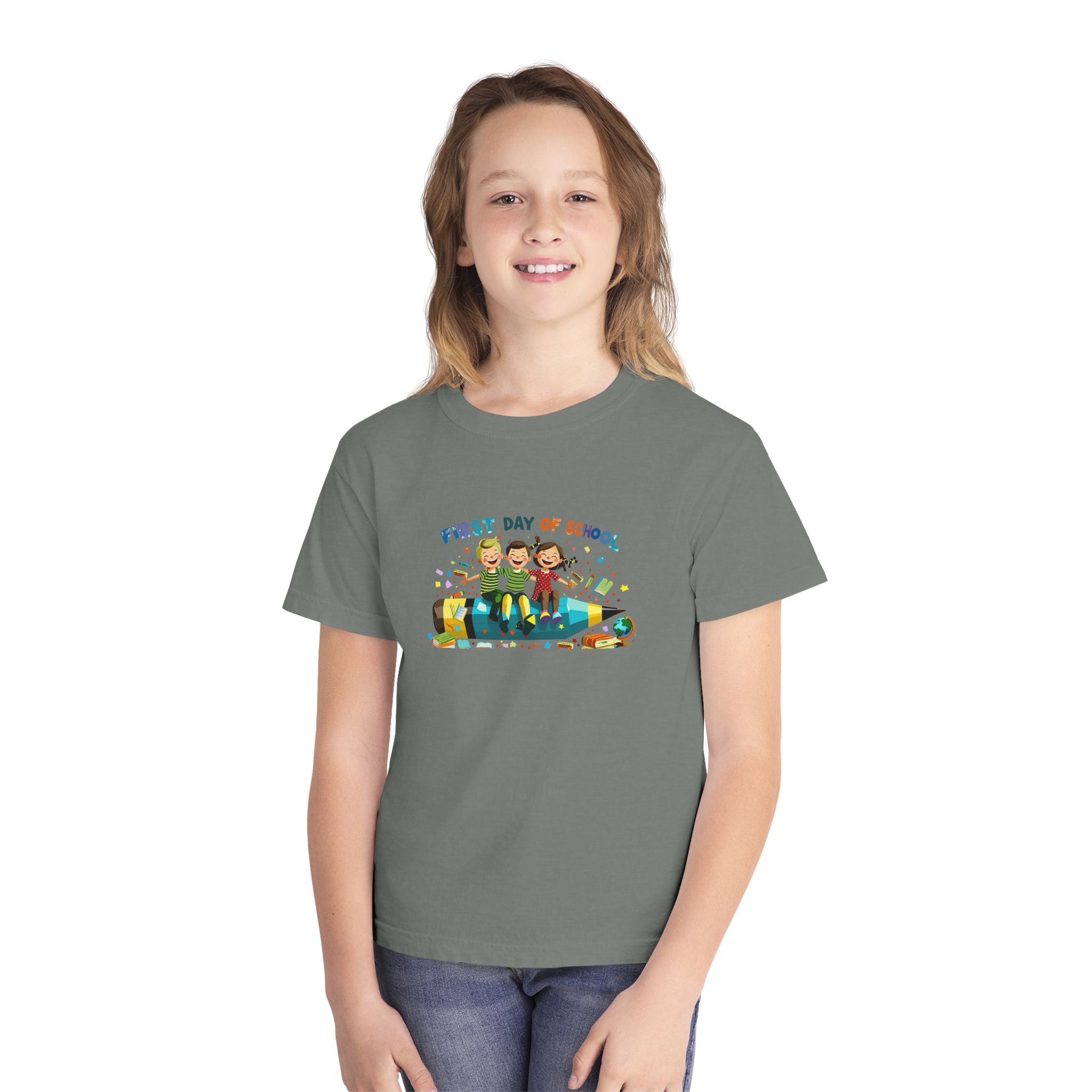 First Day of School Youth Midweight Tee