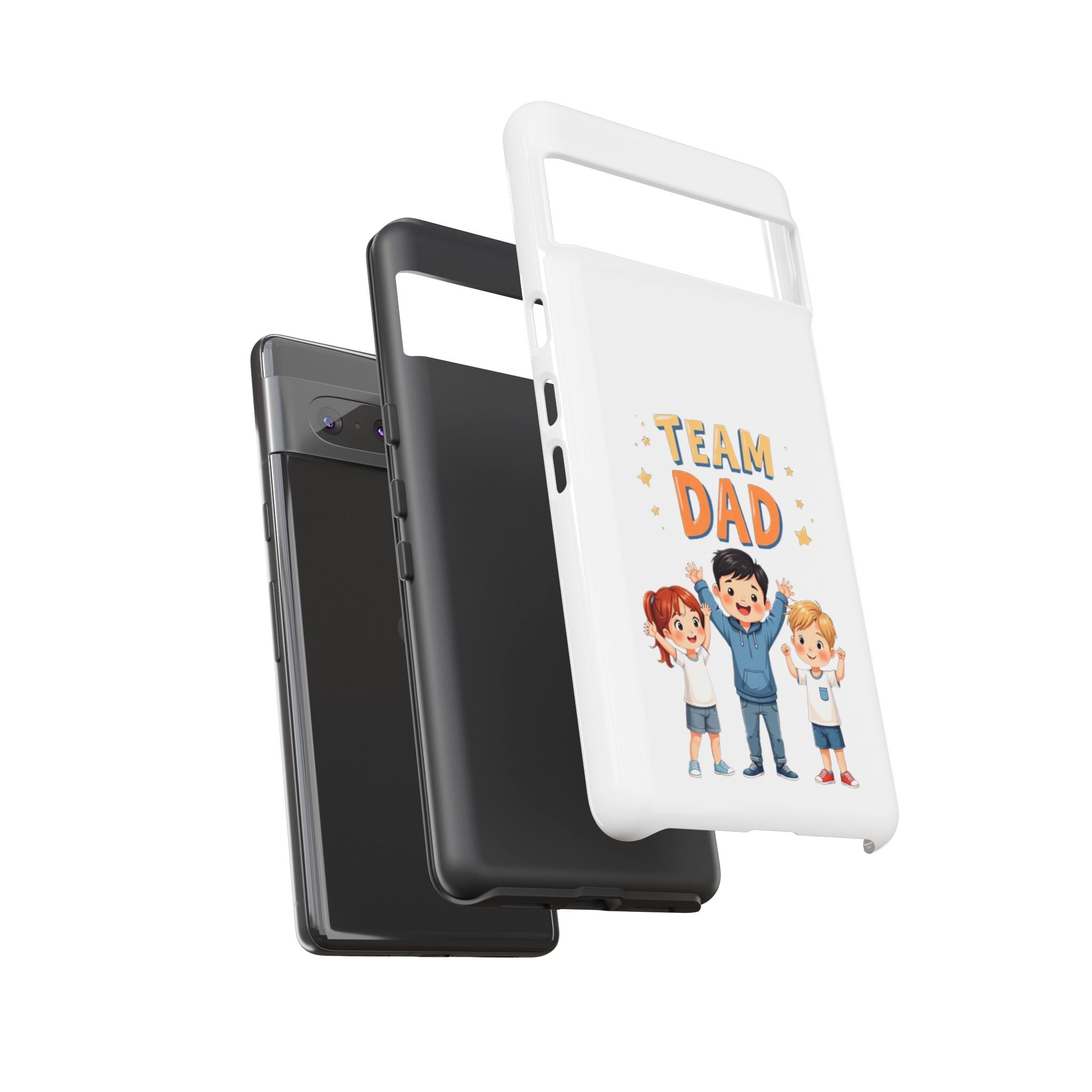 Team Dad Phone Case, Fun Gift for Fathers, Durable Phone Protector, Cute Dad Team Merchandise, Father's Day Special