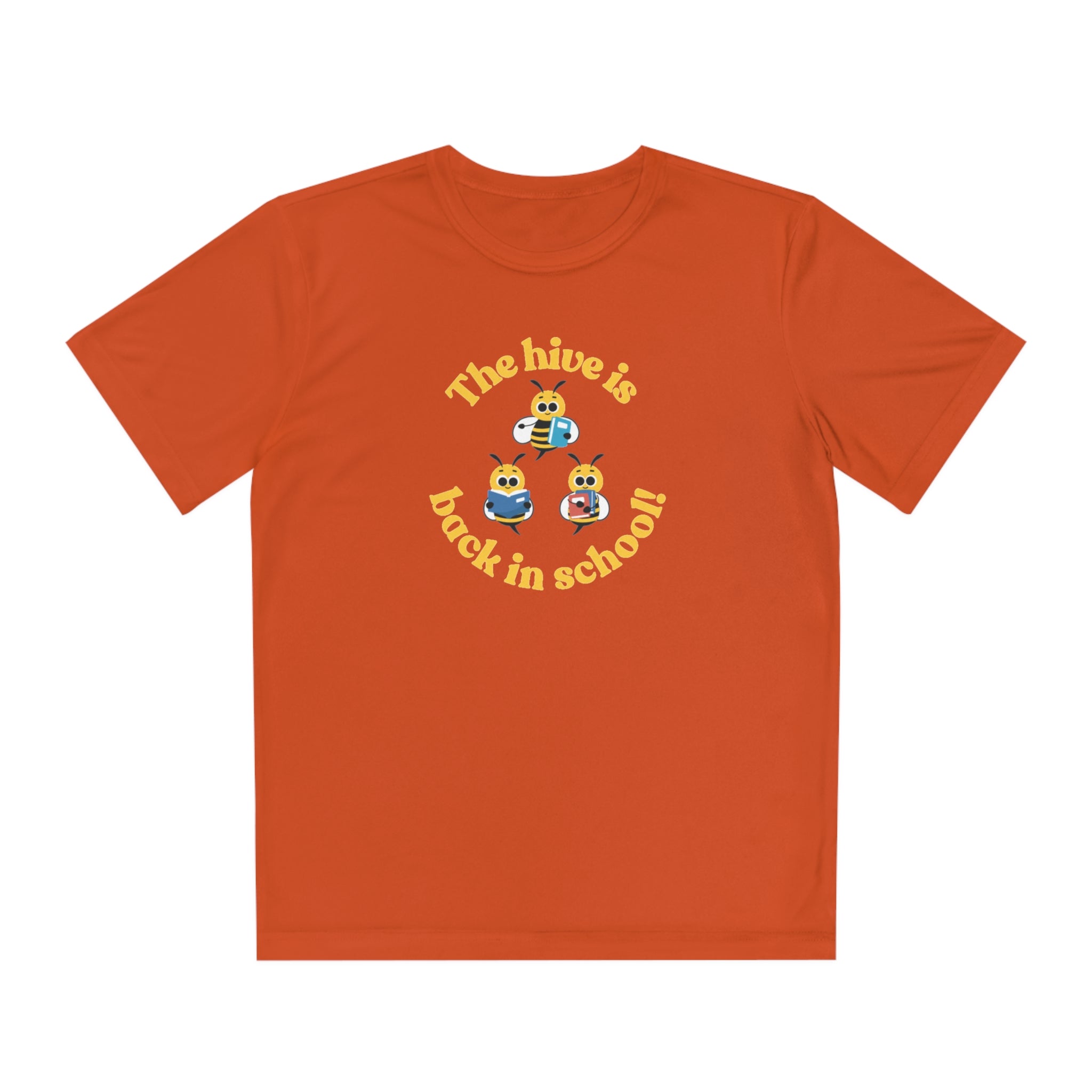 The Hive Is Back In School Youth Competitor Tee