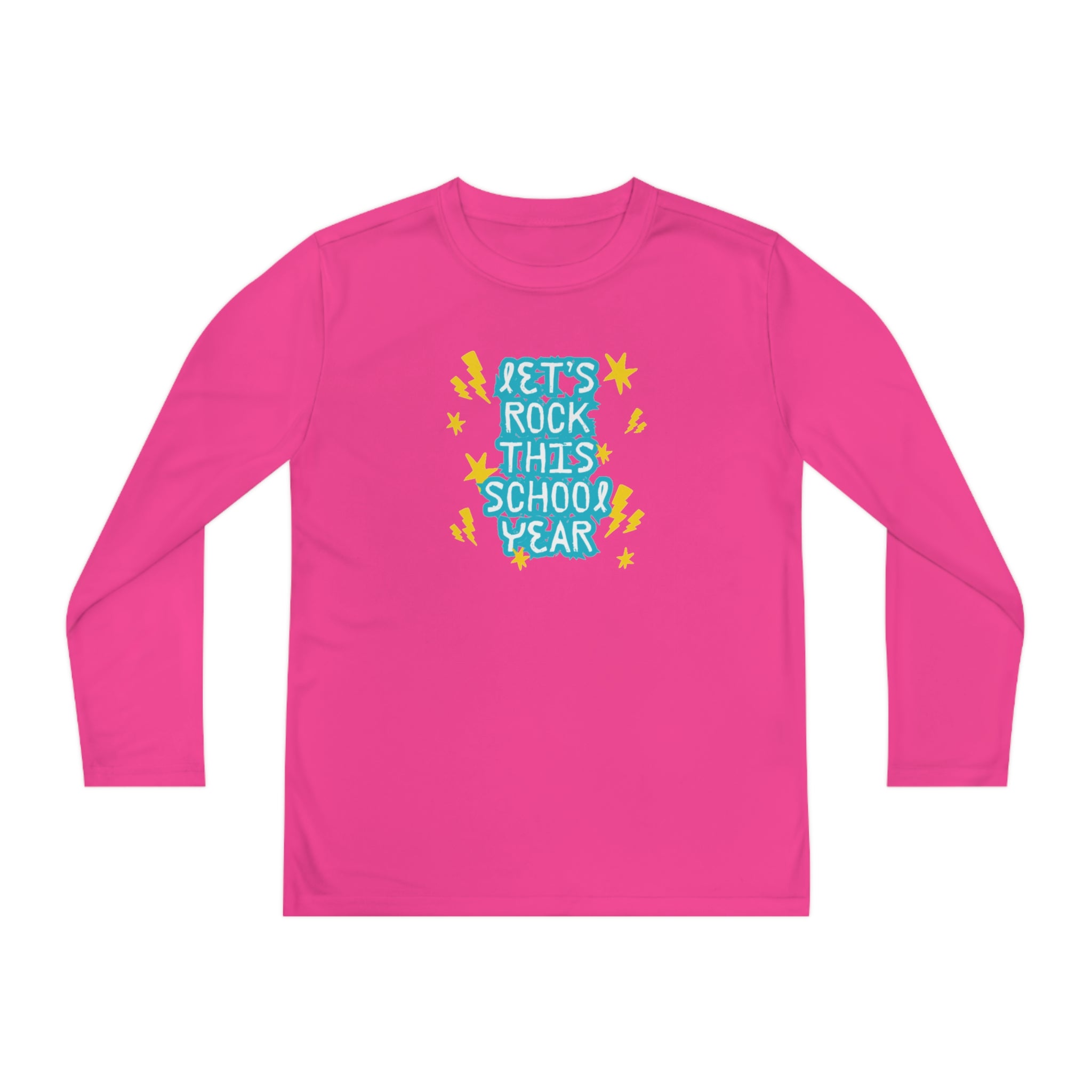 Let's Rock This School Year Youth Long Sleeve Competitor Tee