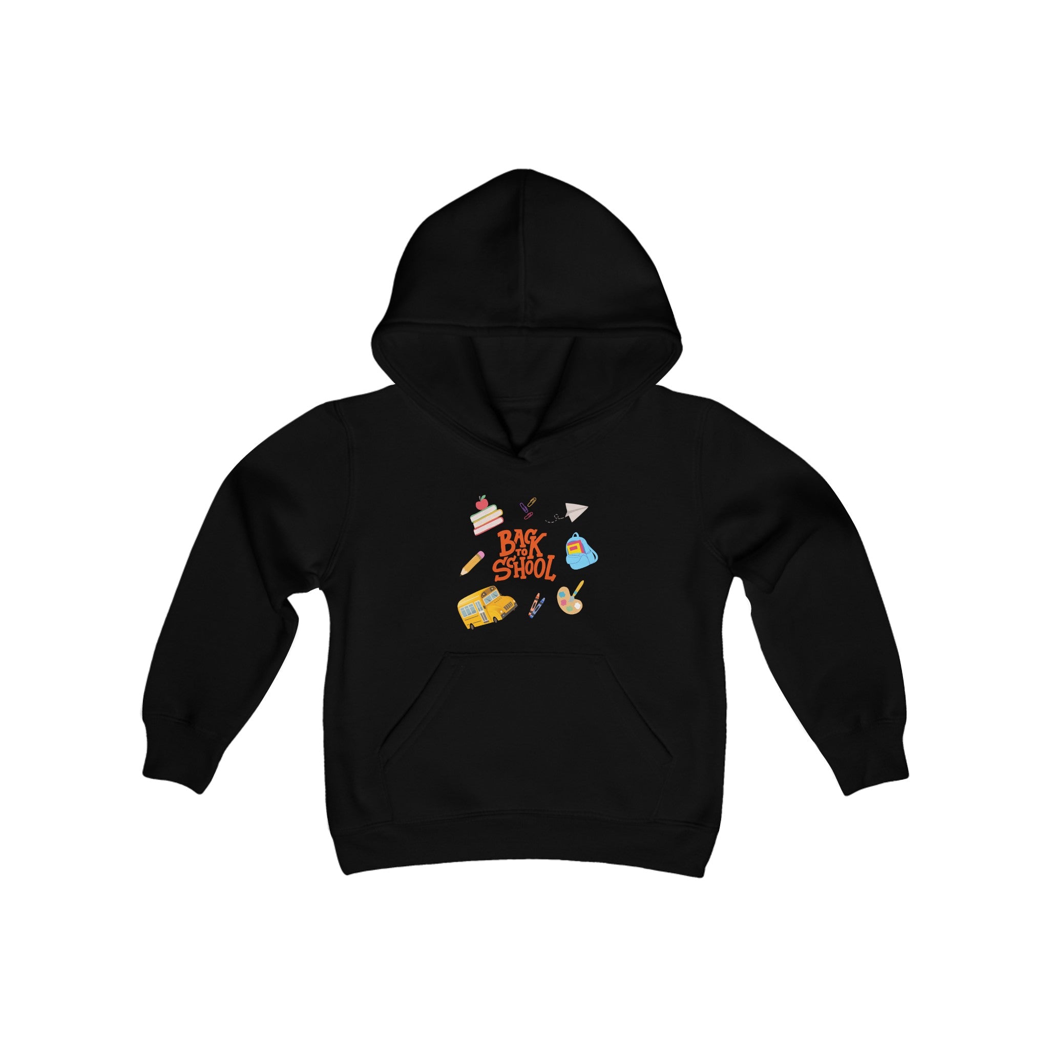 Back To School Time Youth Heavy Blend Hooded Sweatshirt