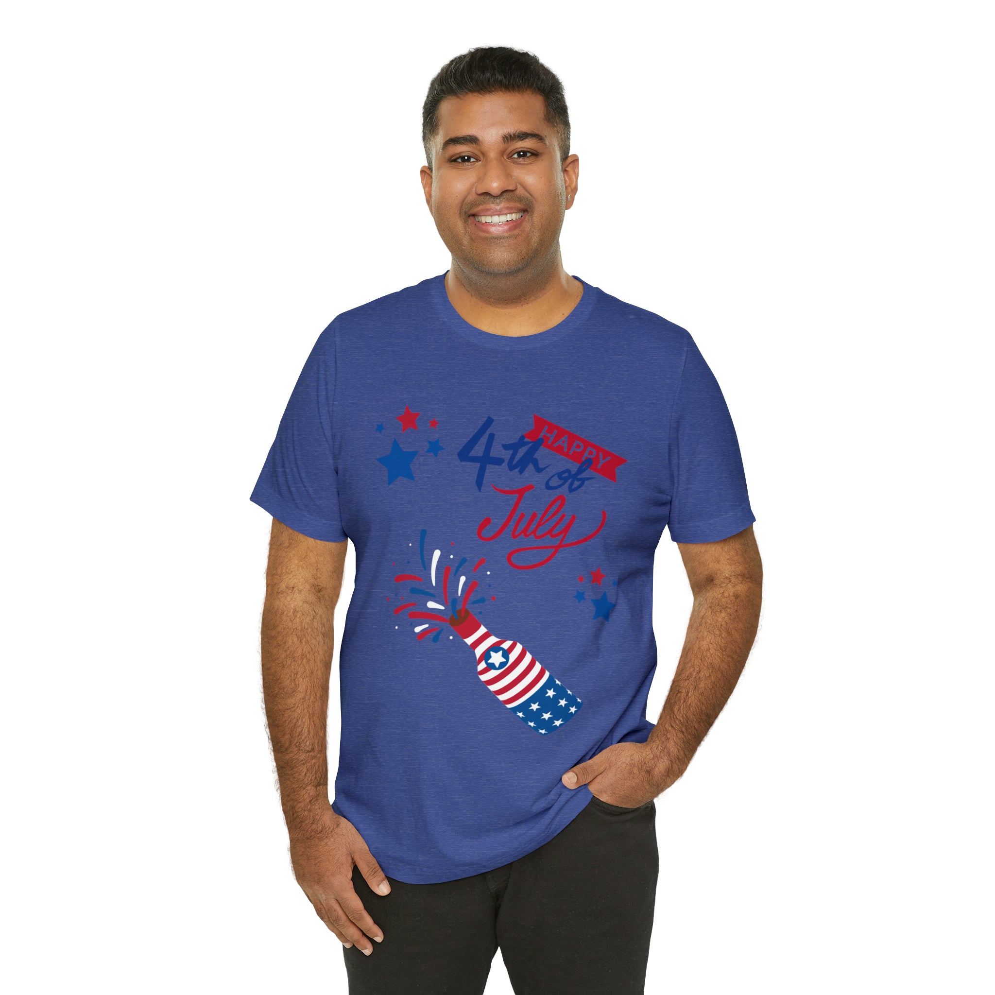 Happy 4th Of July Celebration Unisex Jersey Short Sleeve Tee