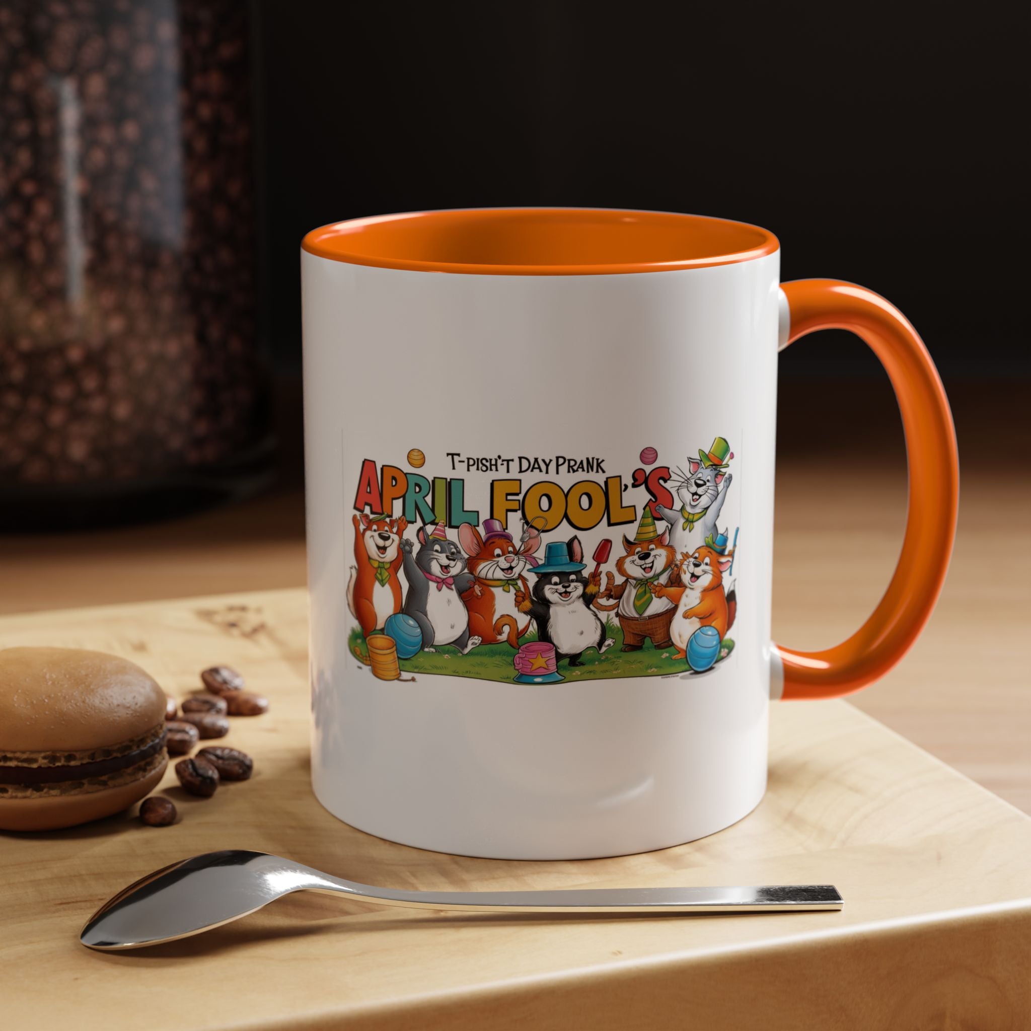 T-Pish'-T Day Prank Accent Coffee Mug