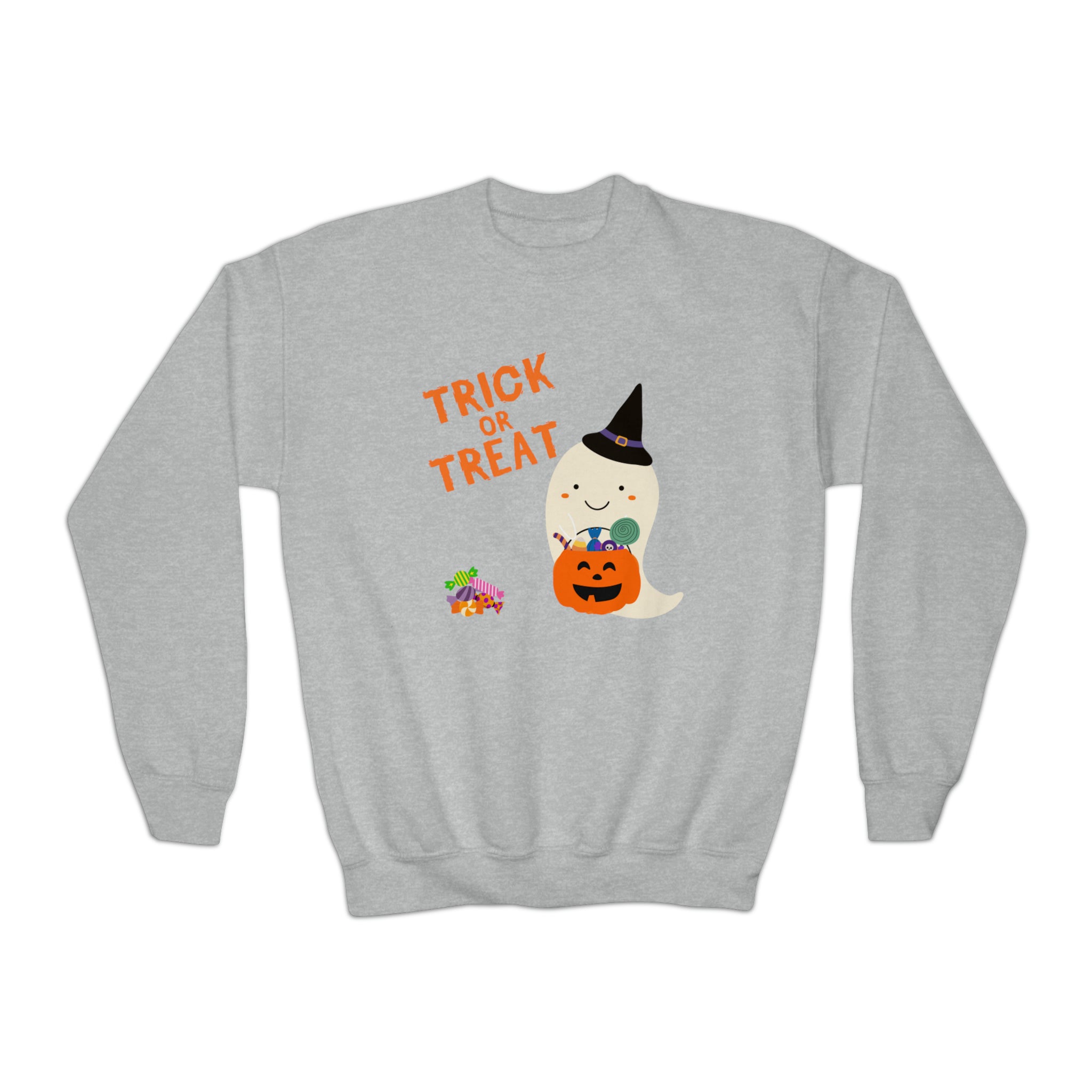 Trick or Treat Youth Crewneck Sweatshirt