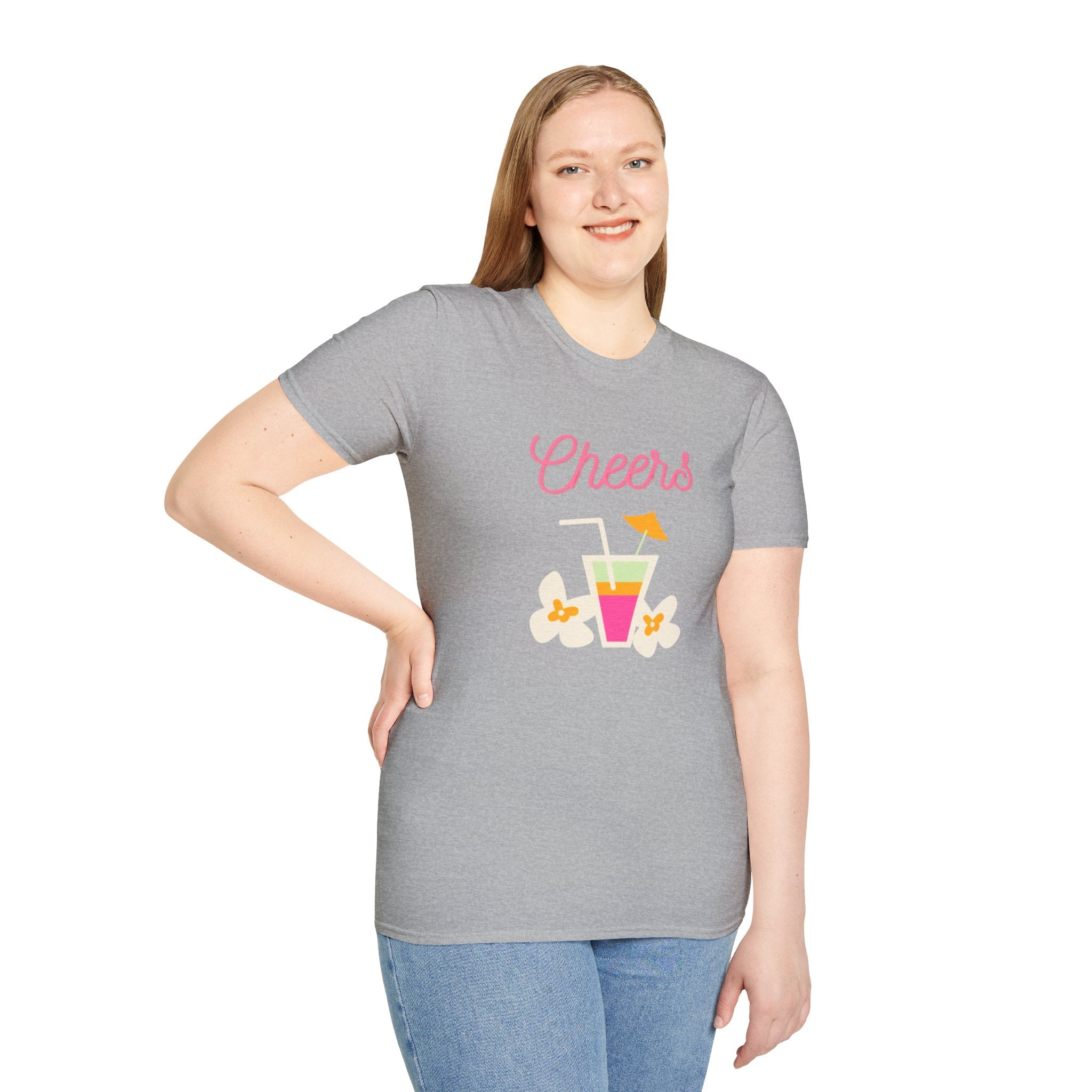 Cheers To Summer Unisex Softstyle T-Shirt