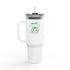 Kiss Me I'm Irish Cat Insulated Travel Mug - 40oz