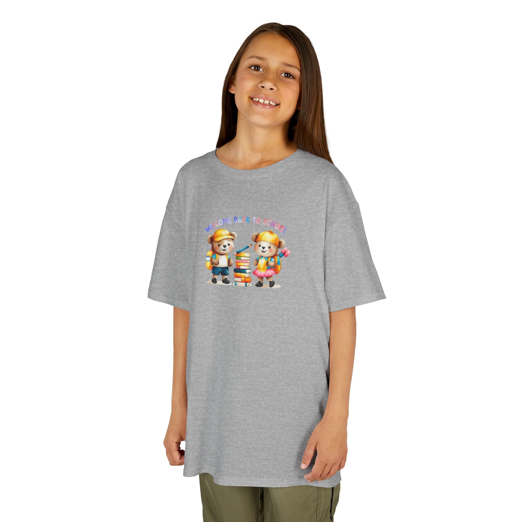 Welcome Back to School Kids Heavy Cotton Tee