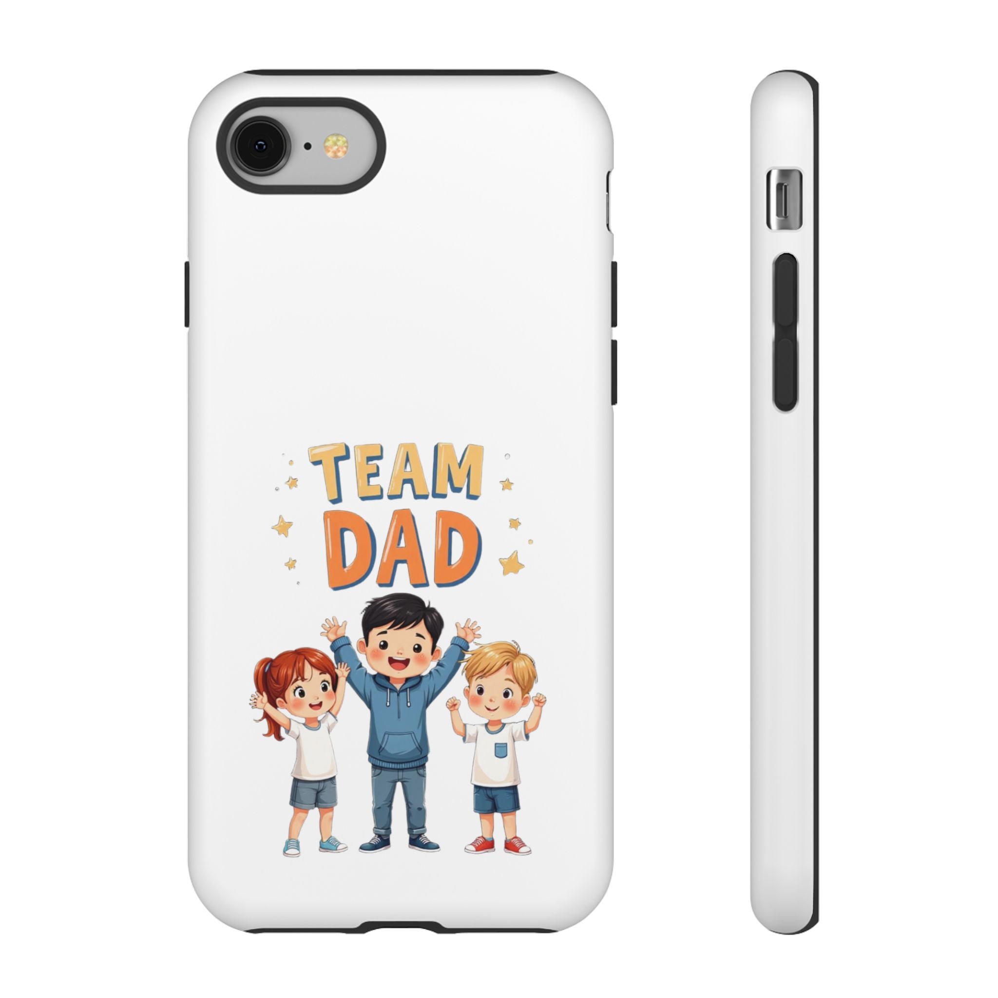 Team Dad Phone Case, Fun Gift for Fathers, Durable Phone Protector, Cute Dad Team Merchandise, Father's Day Special