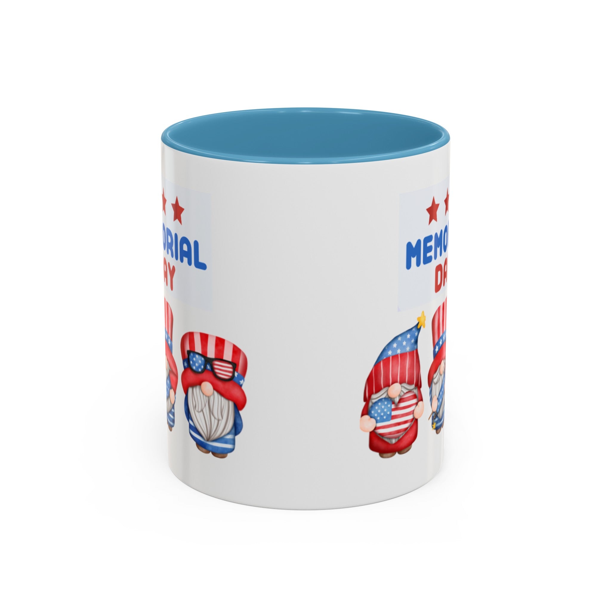 Happy Tribute Day Gnome Accent Coffee Mug (11, 15oz)