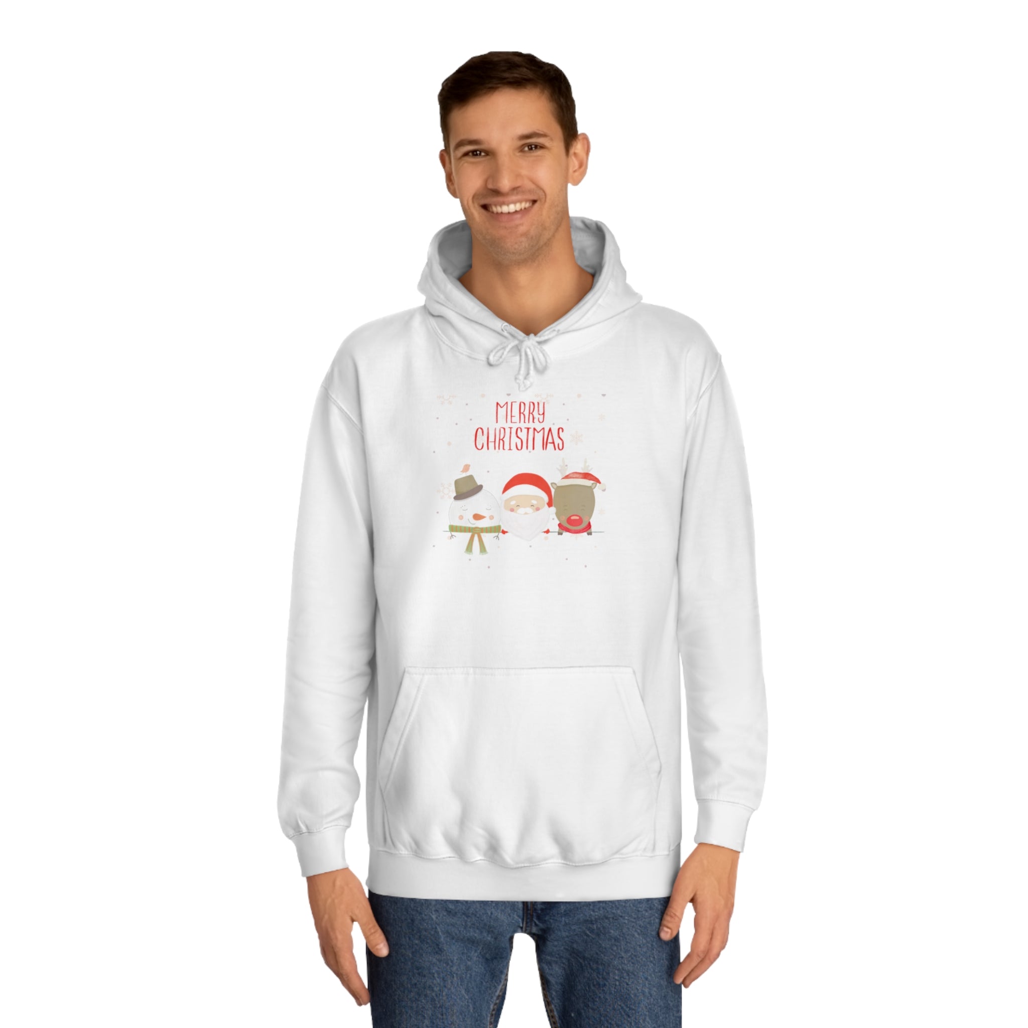 Merry Xmas Crew Unisex College Hoodie