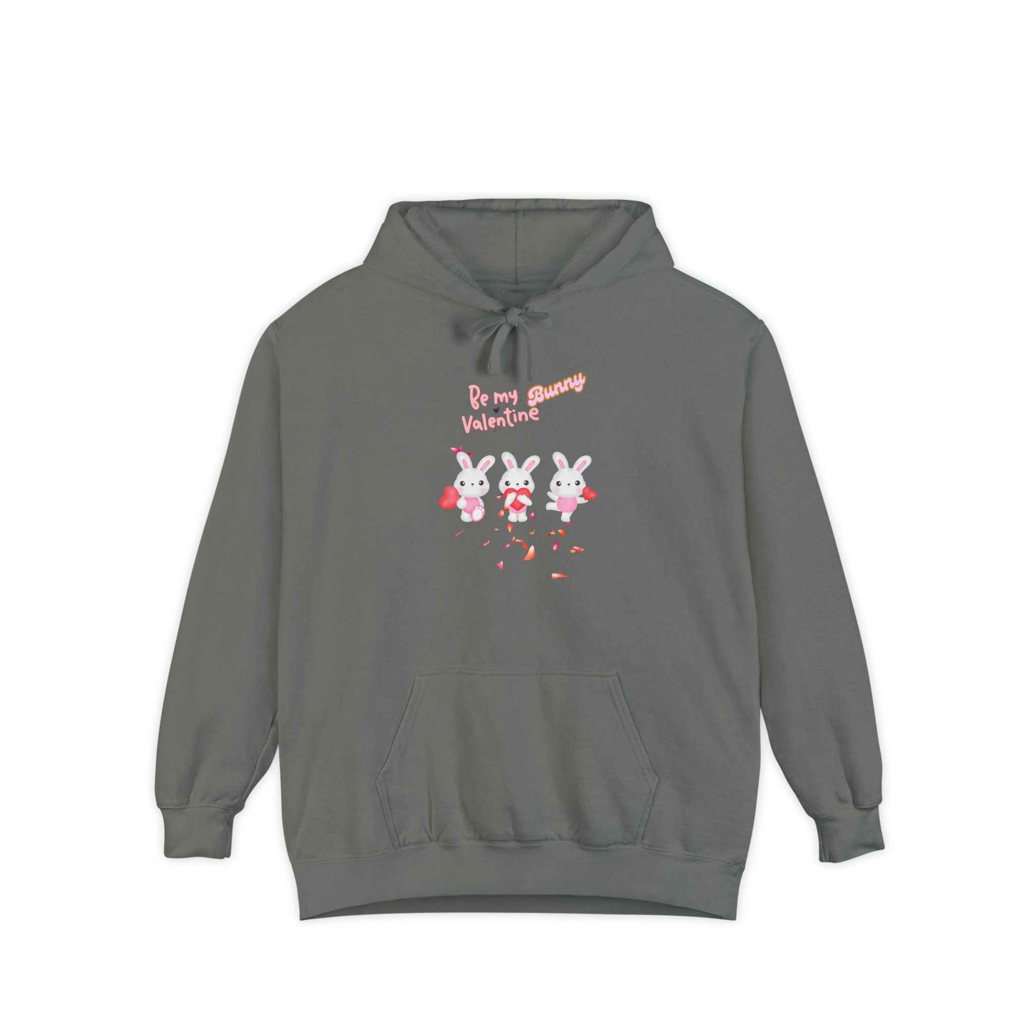My Bunny Valentine Unisex Garment-Dyed Hoodie