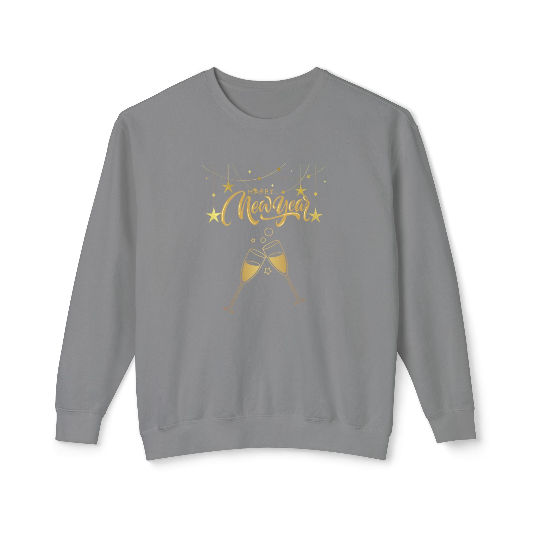 Happy New Year Unisex Lightweight Crewneck Sweatshirt