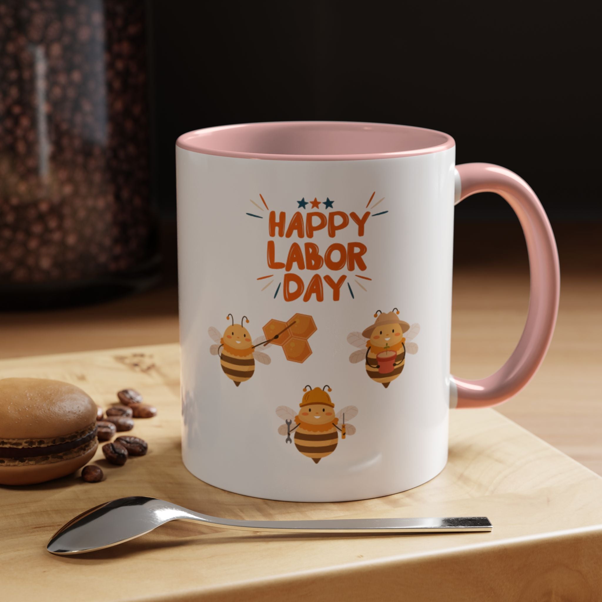 Bee Labor Day Accent Coffee Mug (11, 15oz)