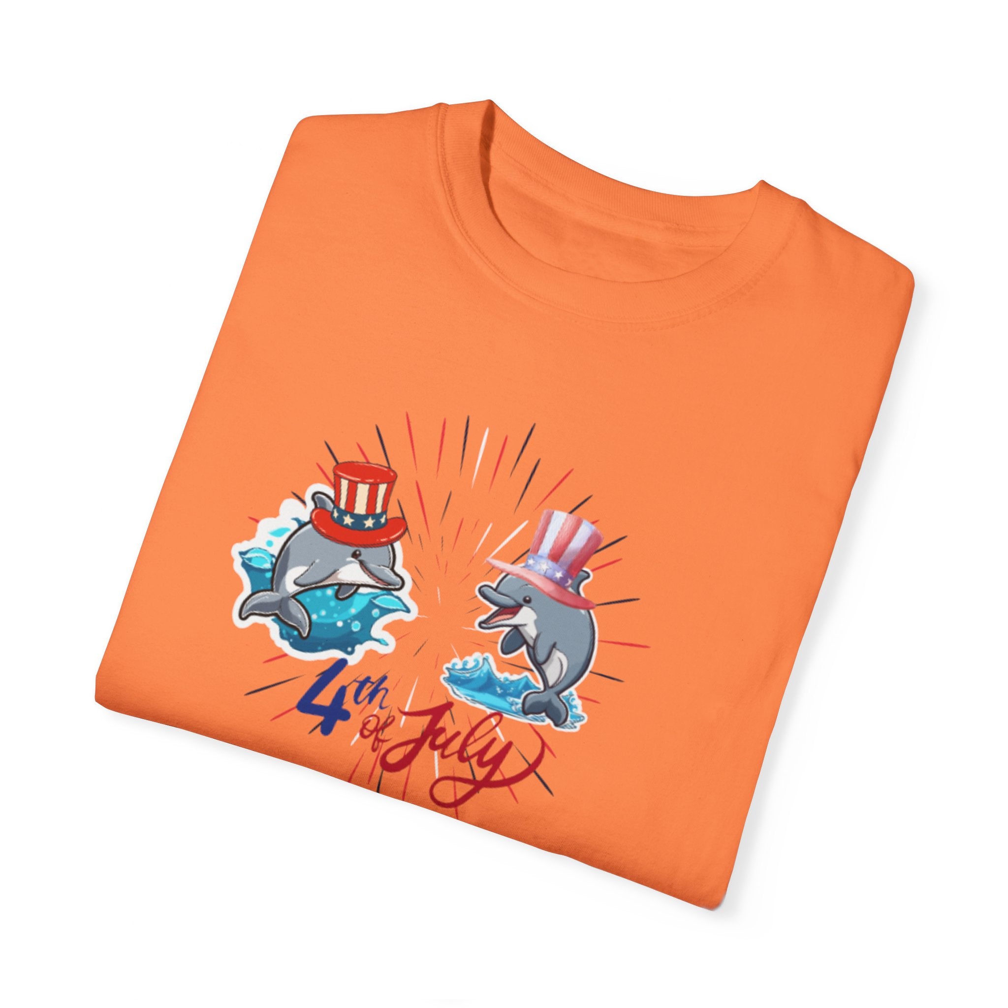 Splash 4th Of July Unisex Garment-Dyed T-shirt