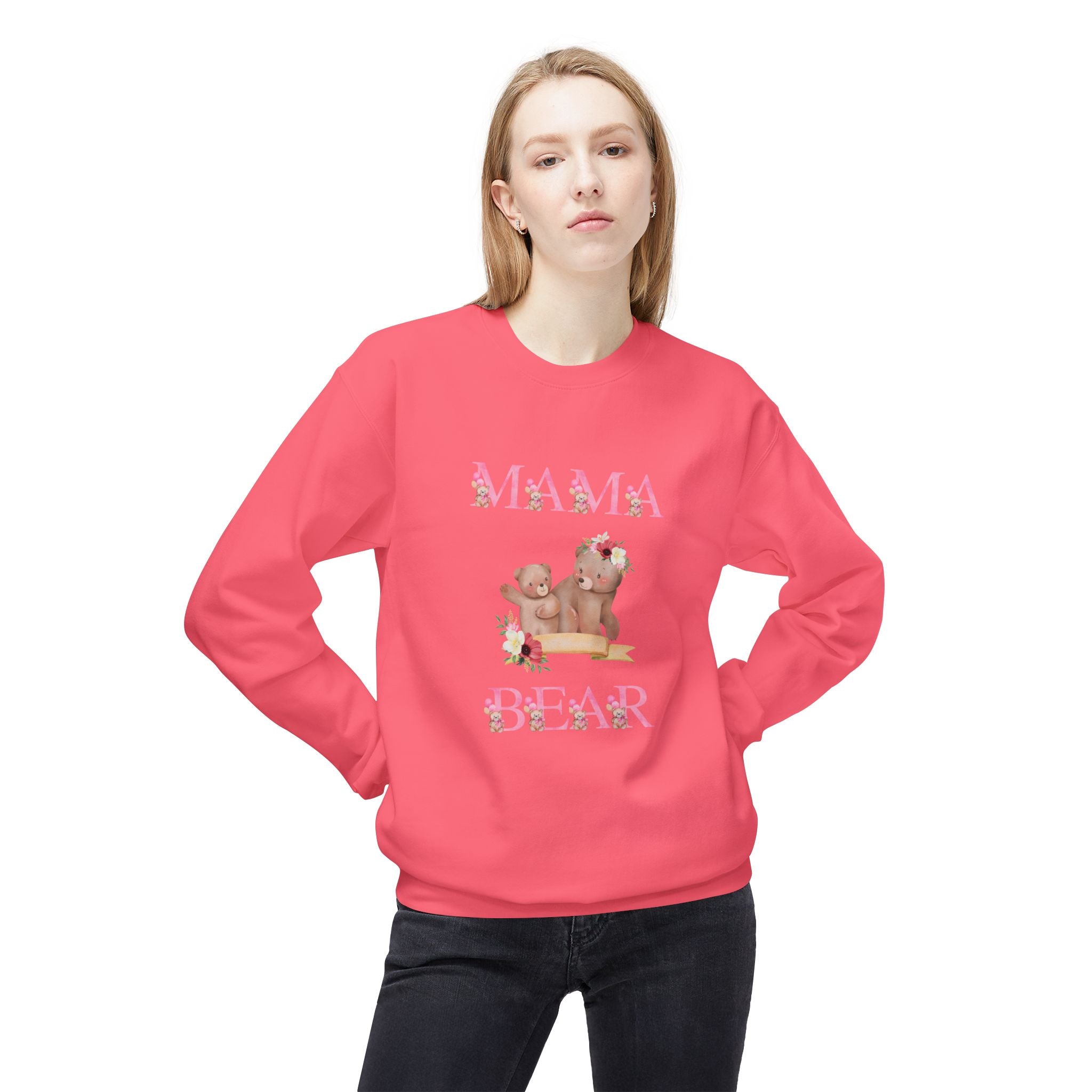 Mama Bear Crewneck Sweatshirt for Moms