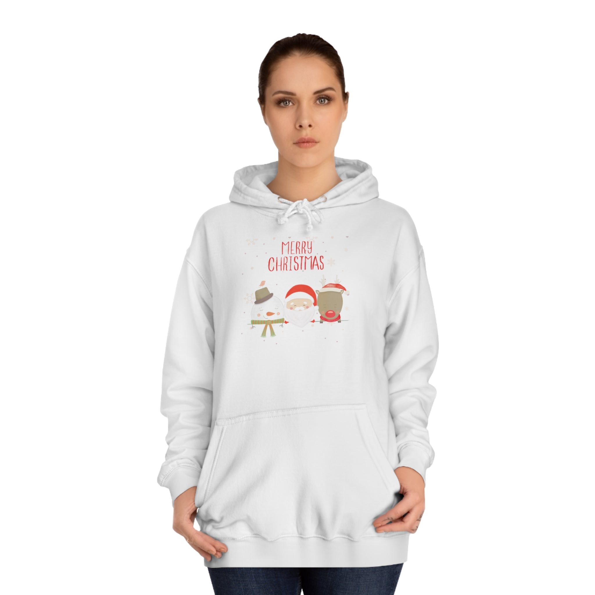 Merry Xmas Crew Unisex College Hoodie