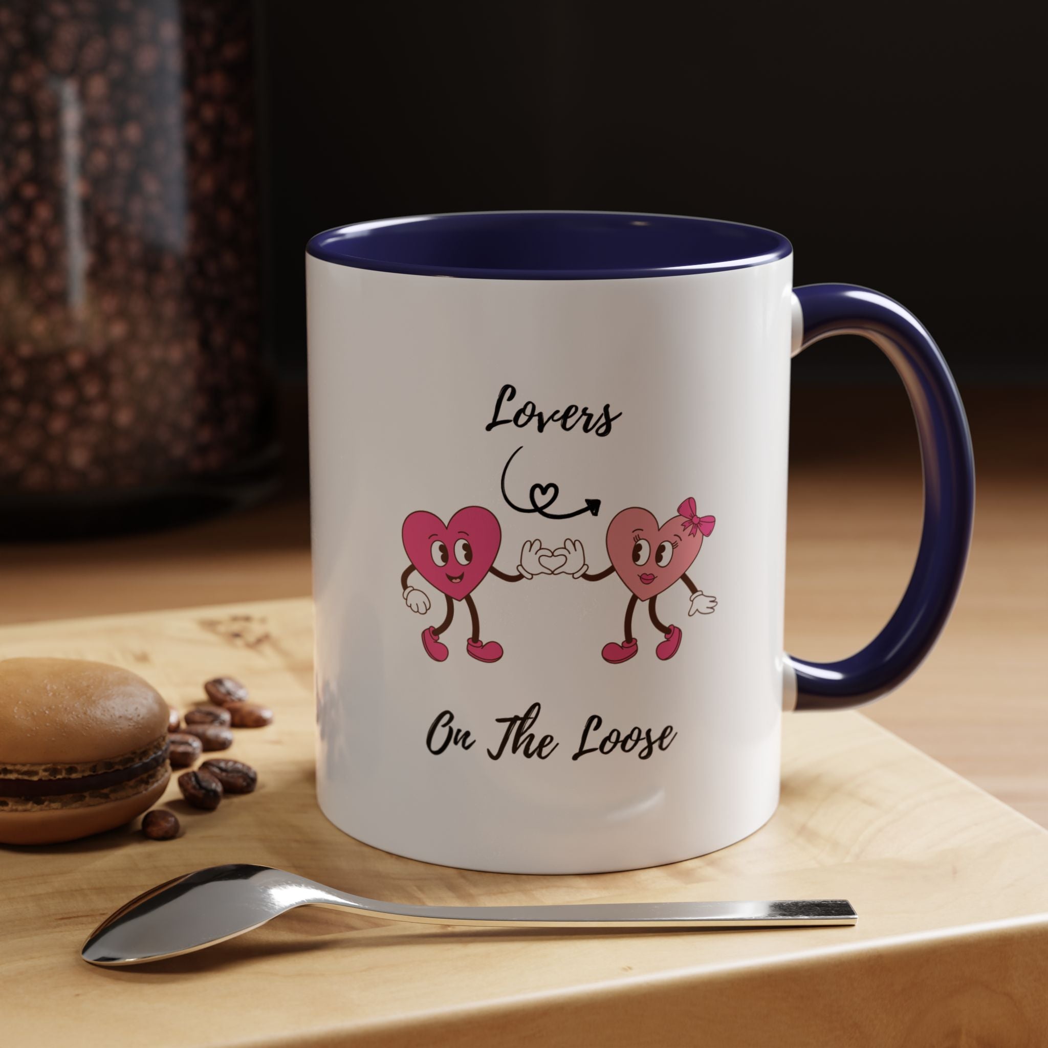 Lovers On The Loose Accent Coffee Mug (11, 15oz)