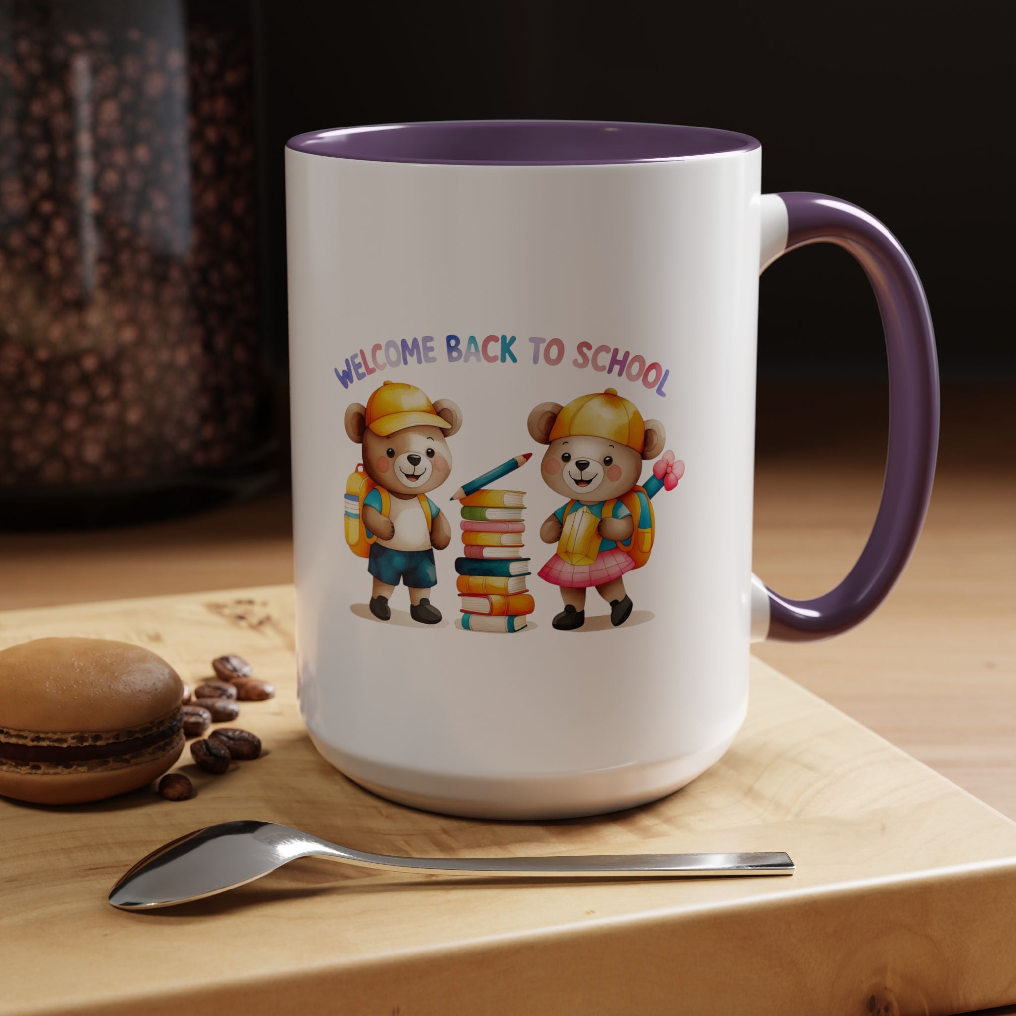 Welcome Back to School Bear Coffee Mug - 11oz, 15oz