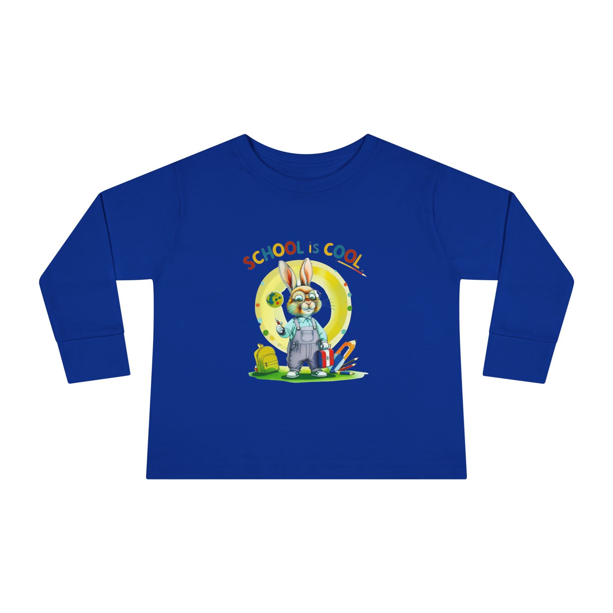 School is Cool Toddler Long Sleeve Tee