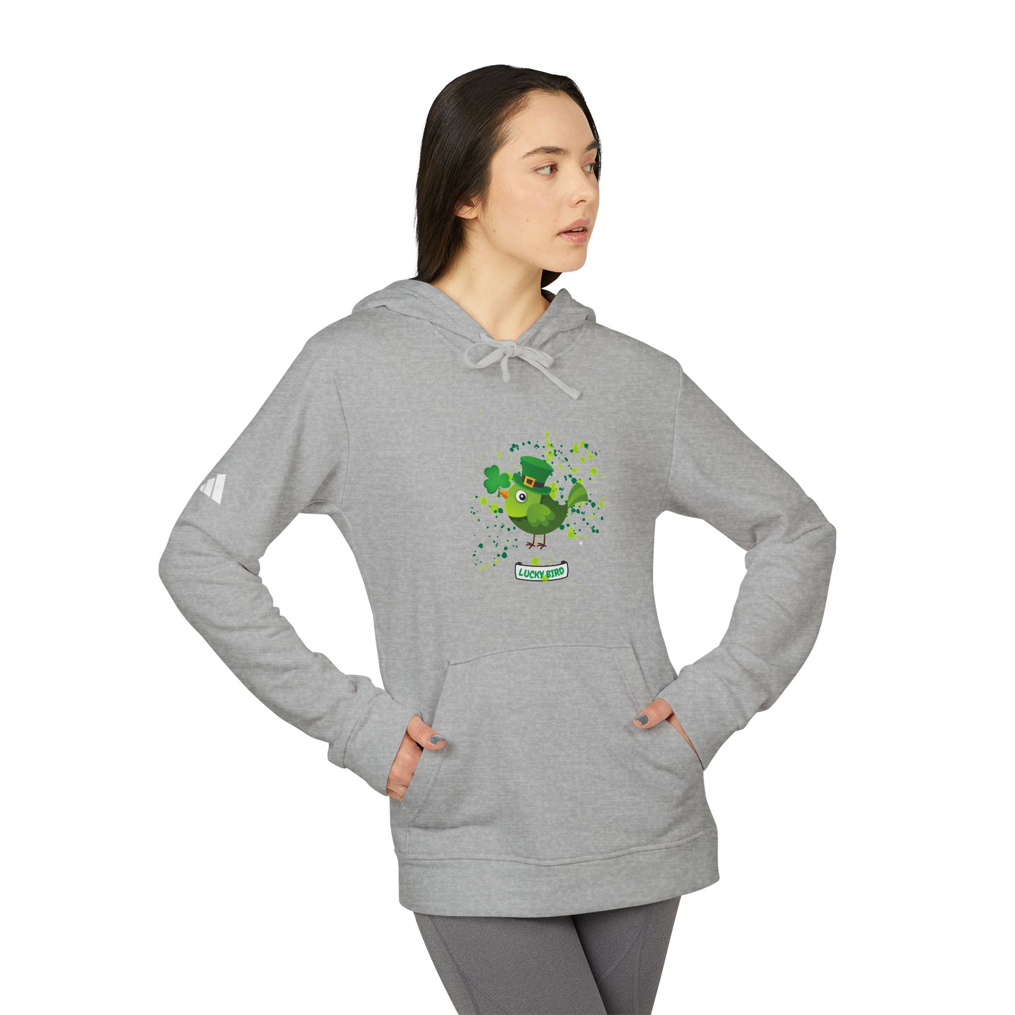 Lucky Bird Adidas Unisex Fleece Hoodie