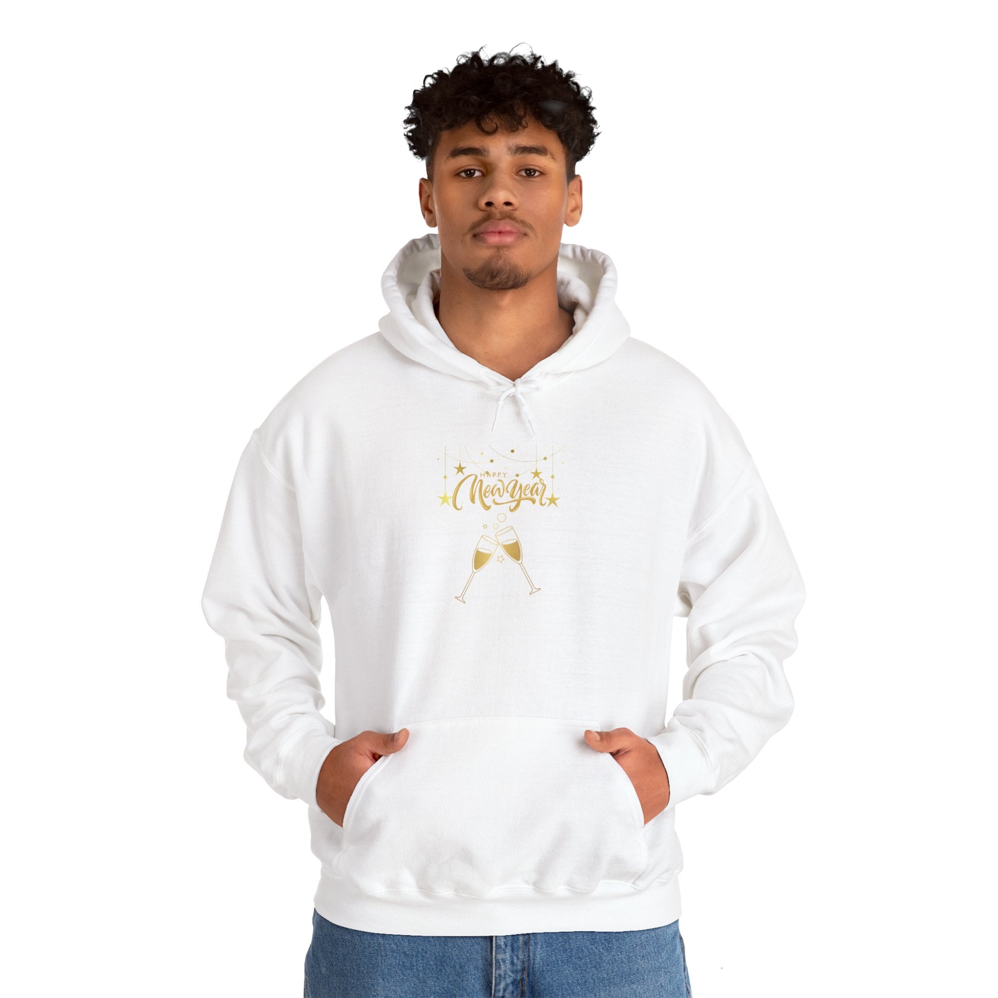 Happy New Year Unisex Heavy Blend™ Hooded Sweatshirt