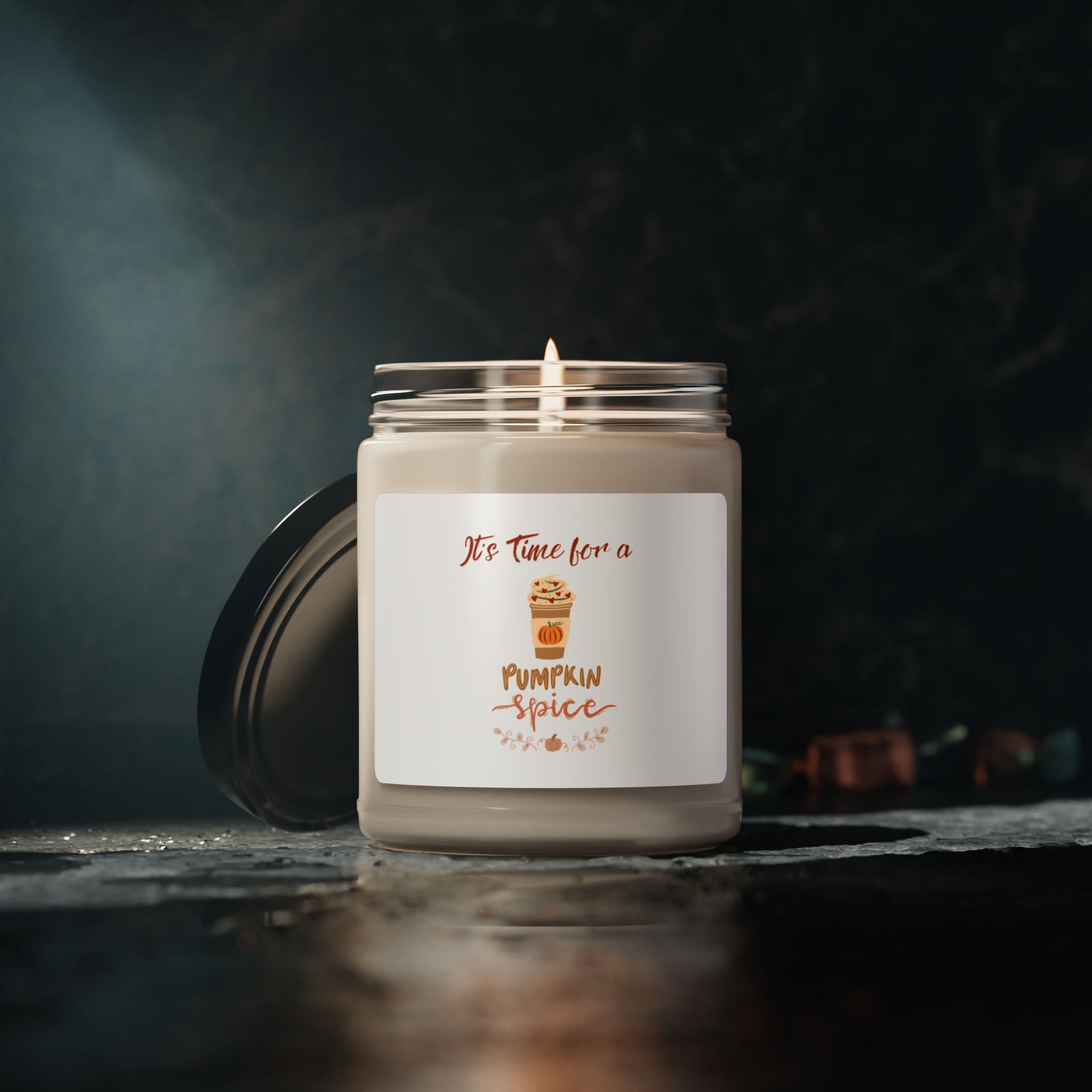 It's Time For A Pumpkin Spice Scented Soy Candle, 9oz