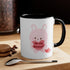 V-Day Bunny Accent Coffee Mug, 11oz