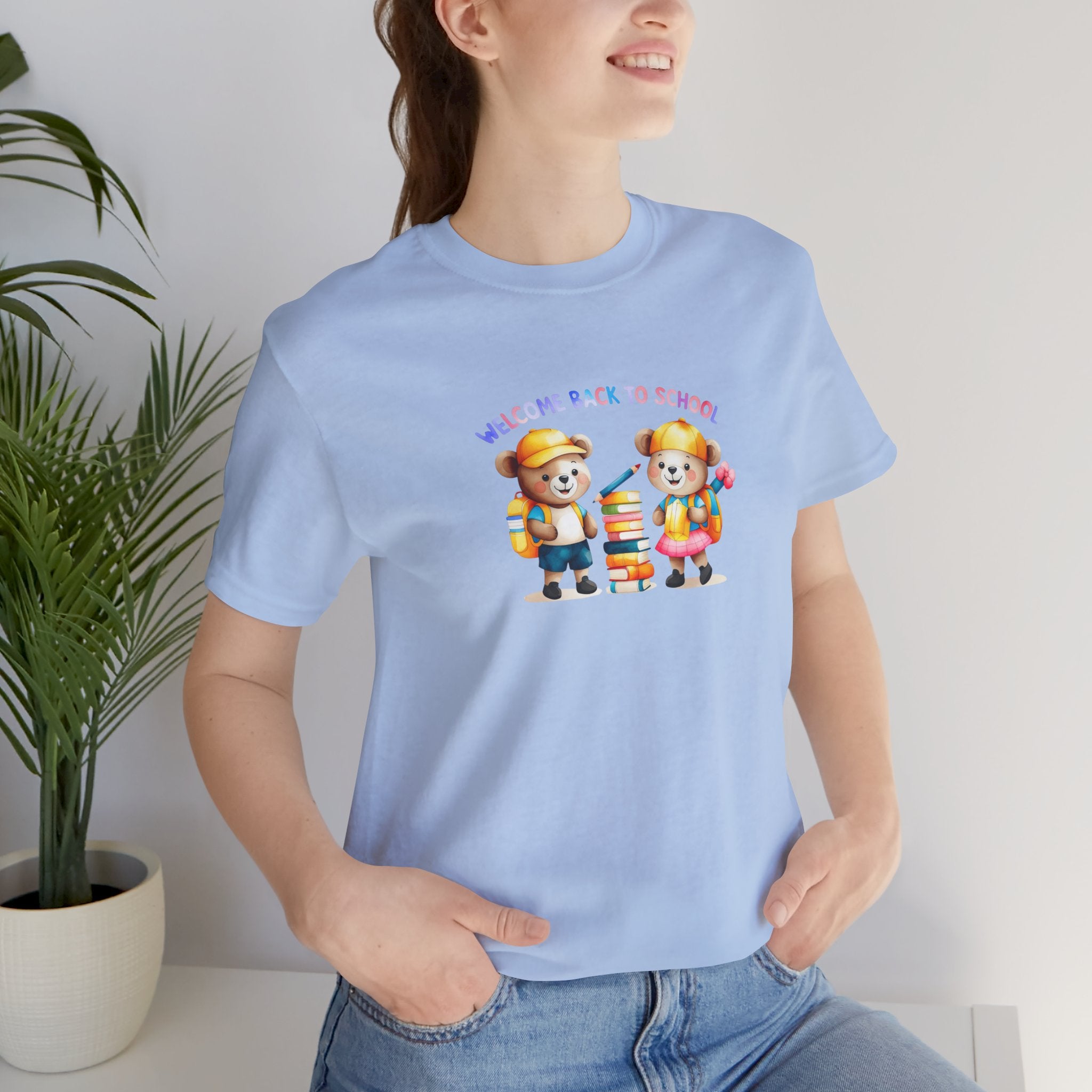 Welcome Back to School Fun Unisex Jersey Short Sleeve Tee