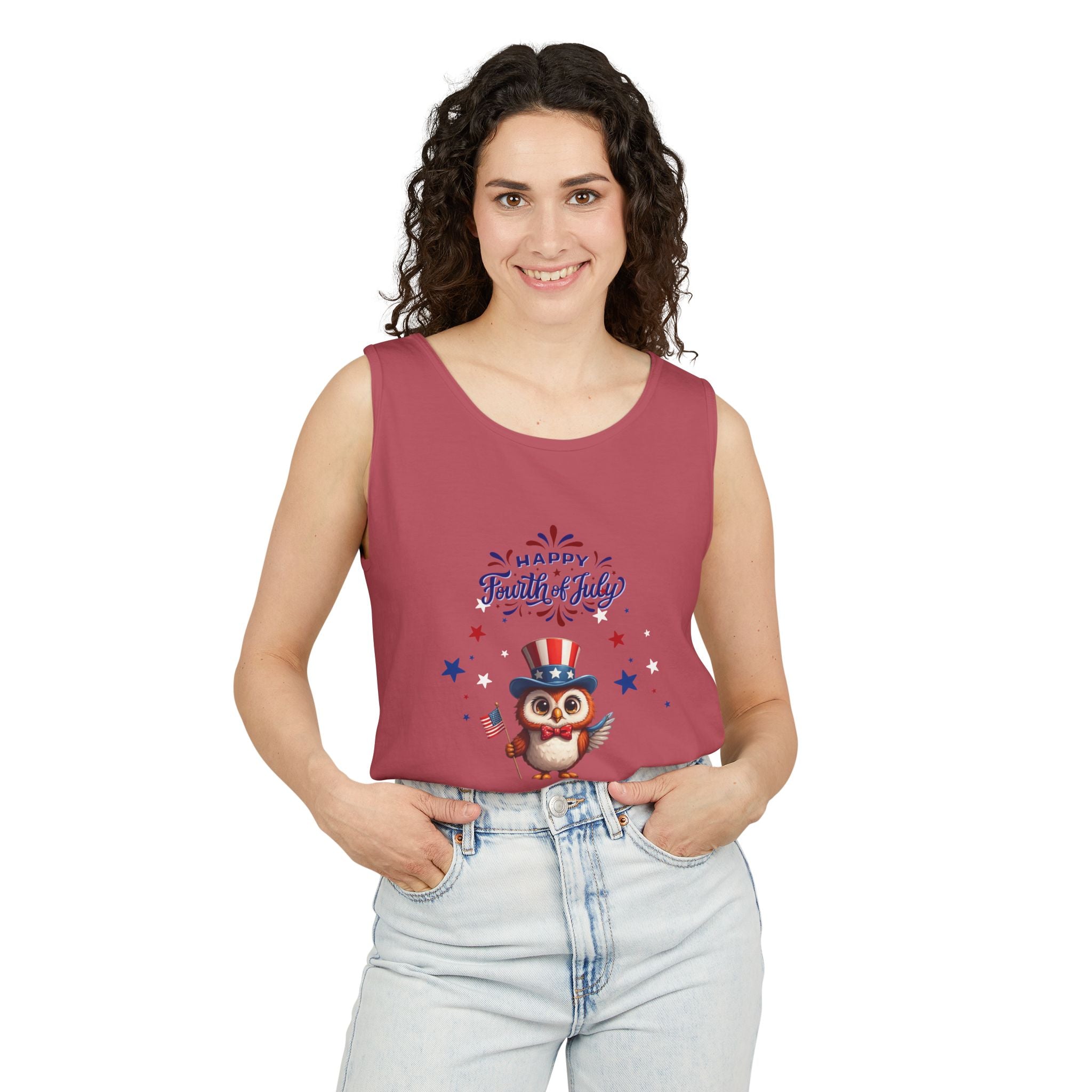 American Eagle Happy 4th of July Tank Top