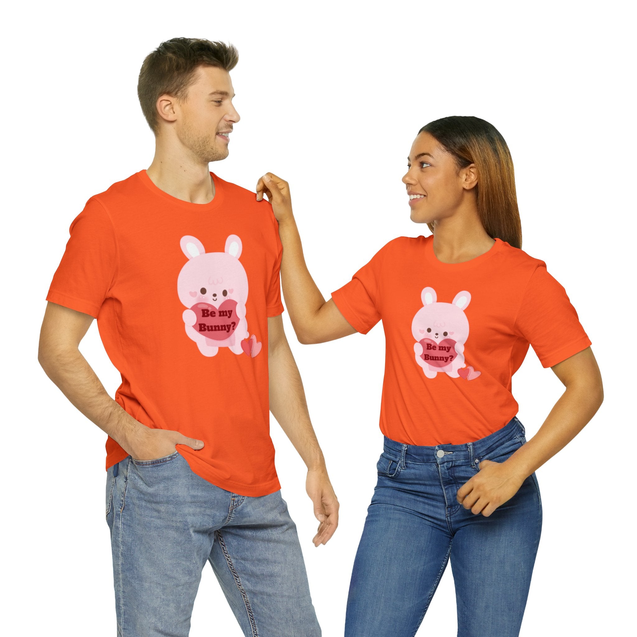 V-Day BunnyUnisex Jersey Short Sleeve Tee