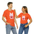 V-Day BunnyUnisex Jersey Short Sleeve Tee
