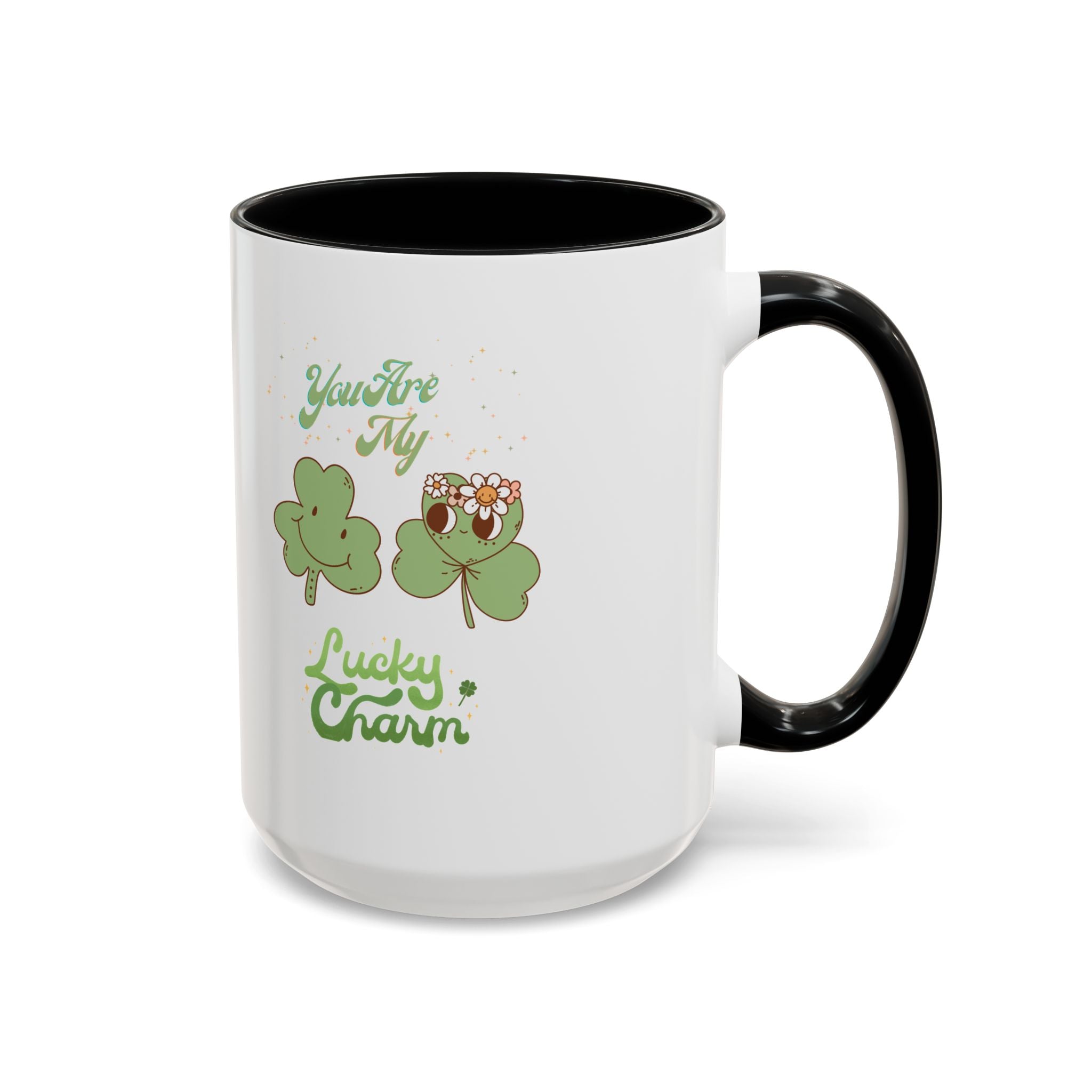 You're my Lucky Charm Accent Coffee Mug - St. Patrick's Day Gift