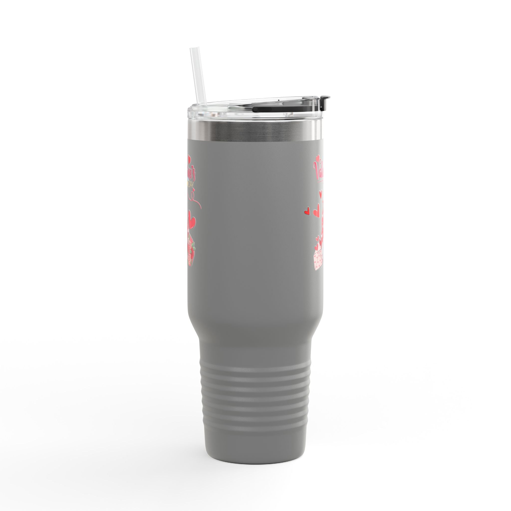 Gnome Valentine's Day Insulated Travel Mug, 40oz