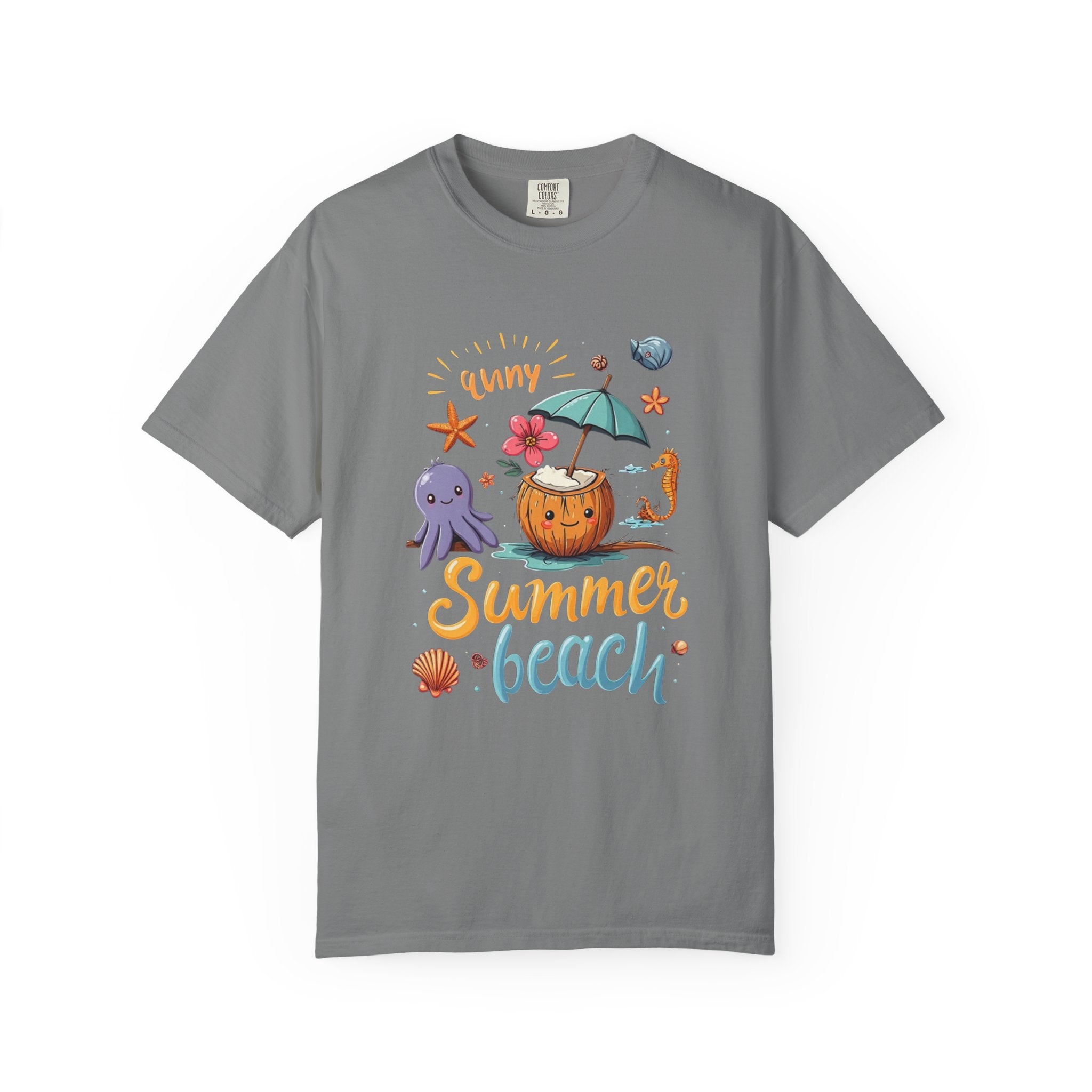 Sunny Summer Beach Fun Unisex T-shirt, Graphic Tee
