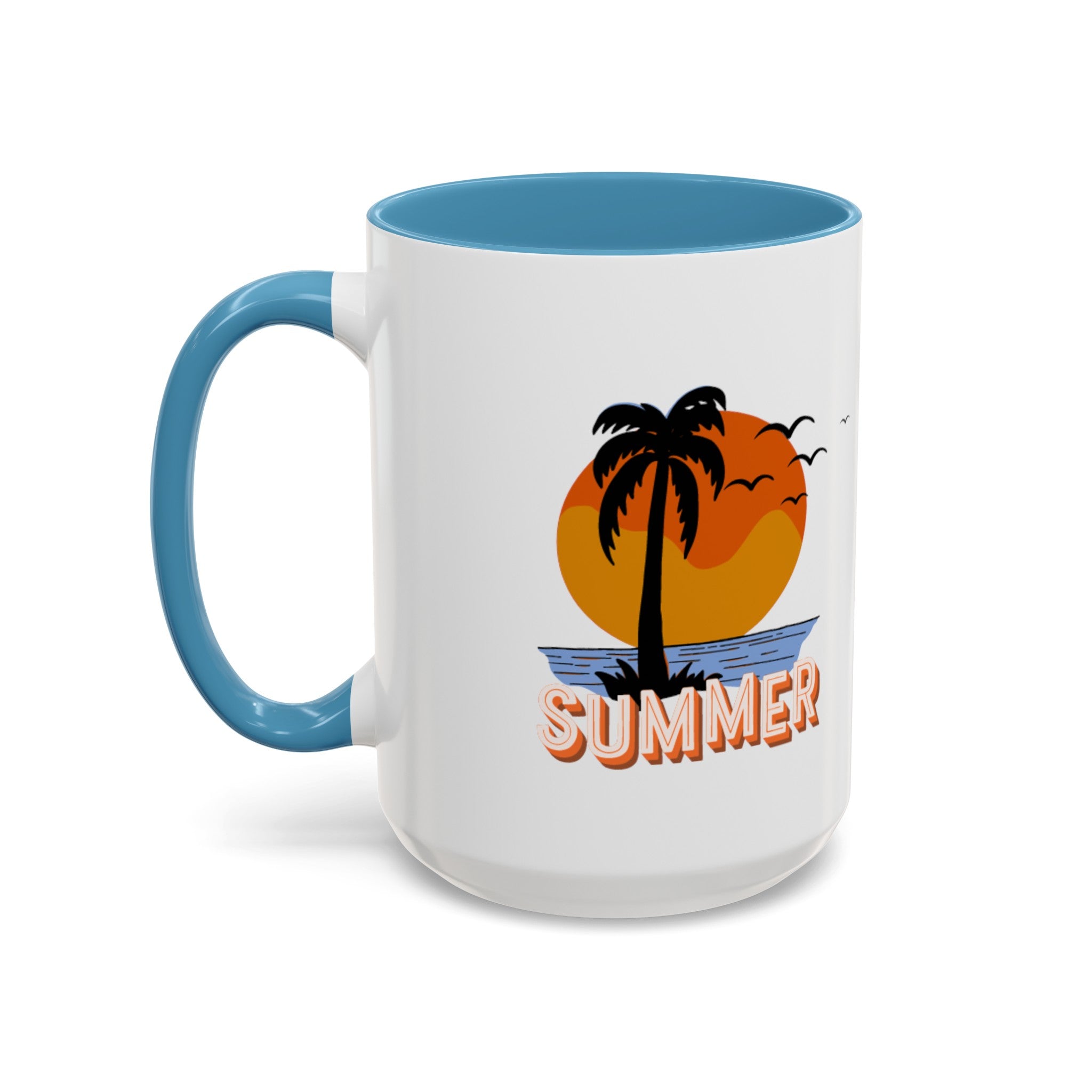 Summer Sunset Accent Coffee Mug (11, 15oz)